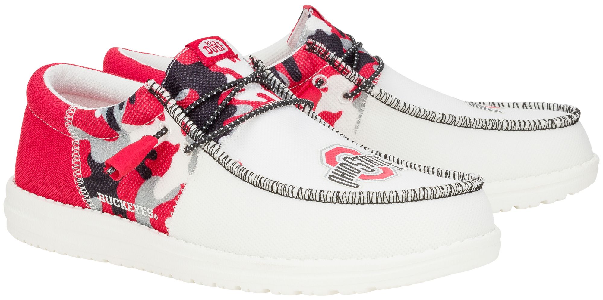 Hey Dude Men's Wally Tri Ohio State Shoes product image