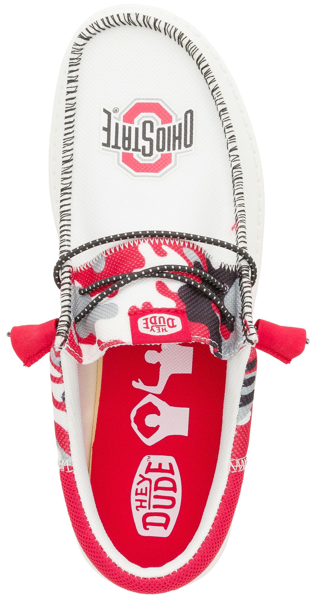 Hey Dude Men's Wally Tri Ohio State Shoes product image