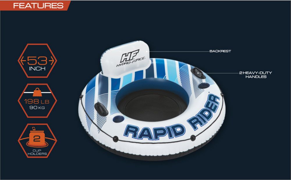 Hydro Force Rapid Rider 1 Person River Tube product image