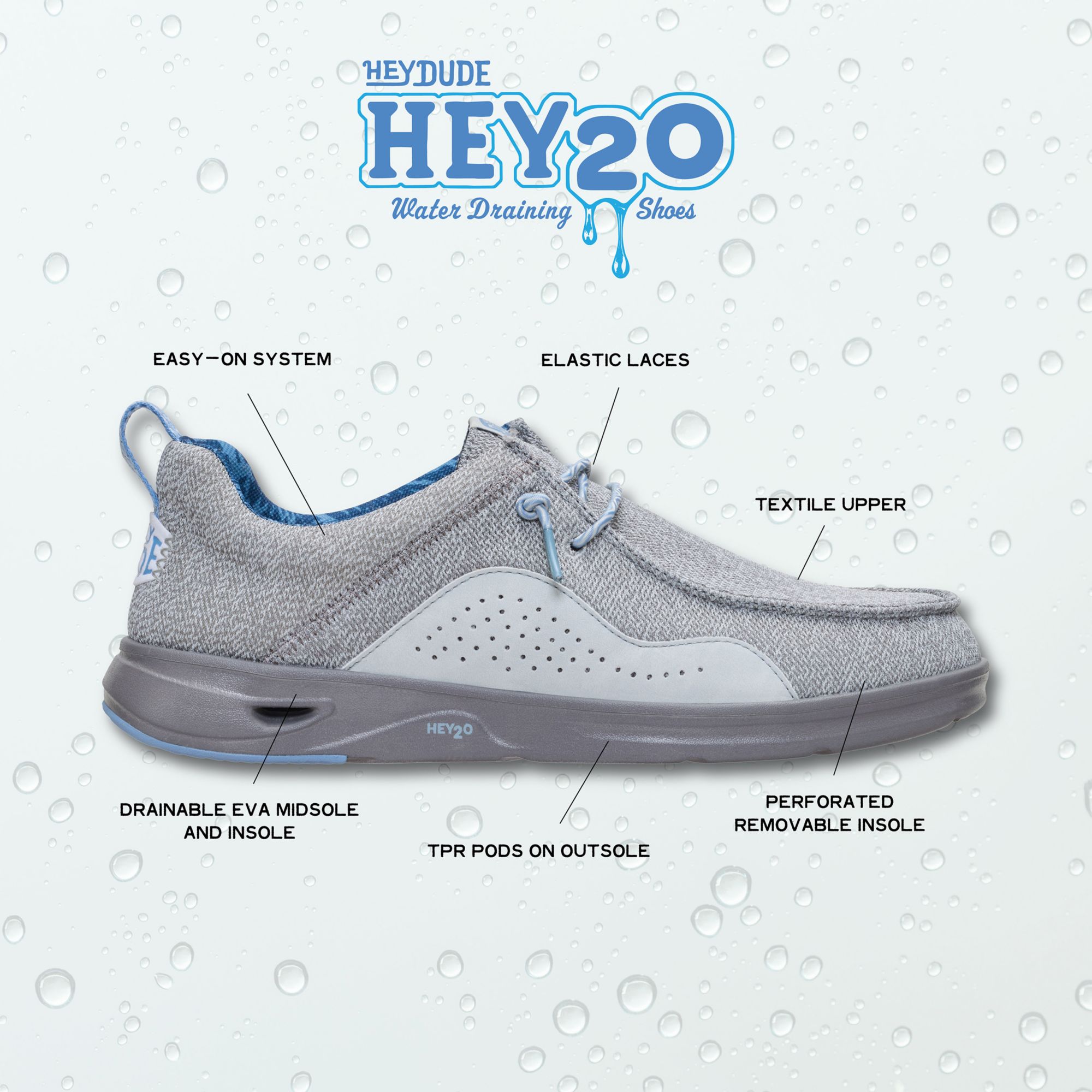 Hey Dude Men's Wally Hey2O Mesh Shoe product image