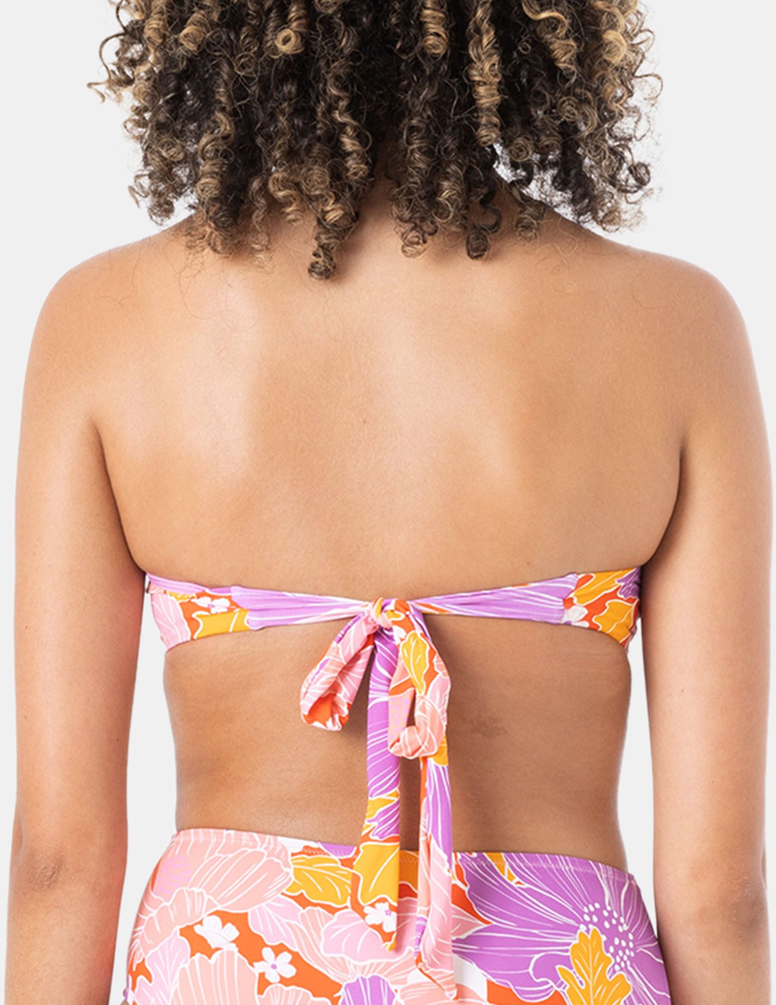 Roxy Women's Bell Bottom Blooms Ring Bandeau Bikini Top product image