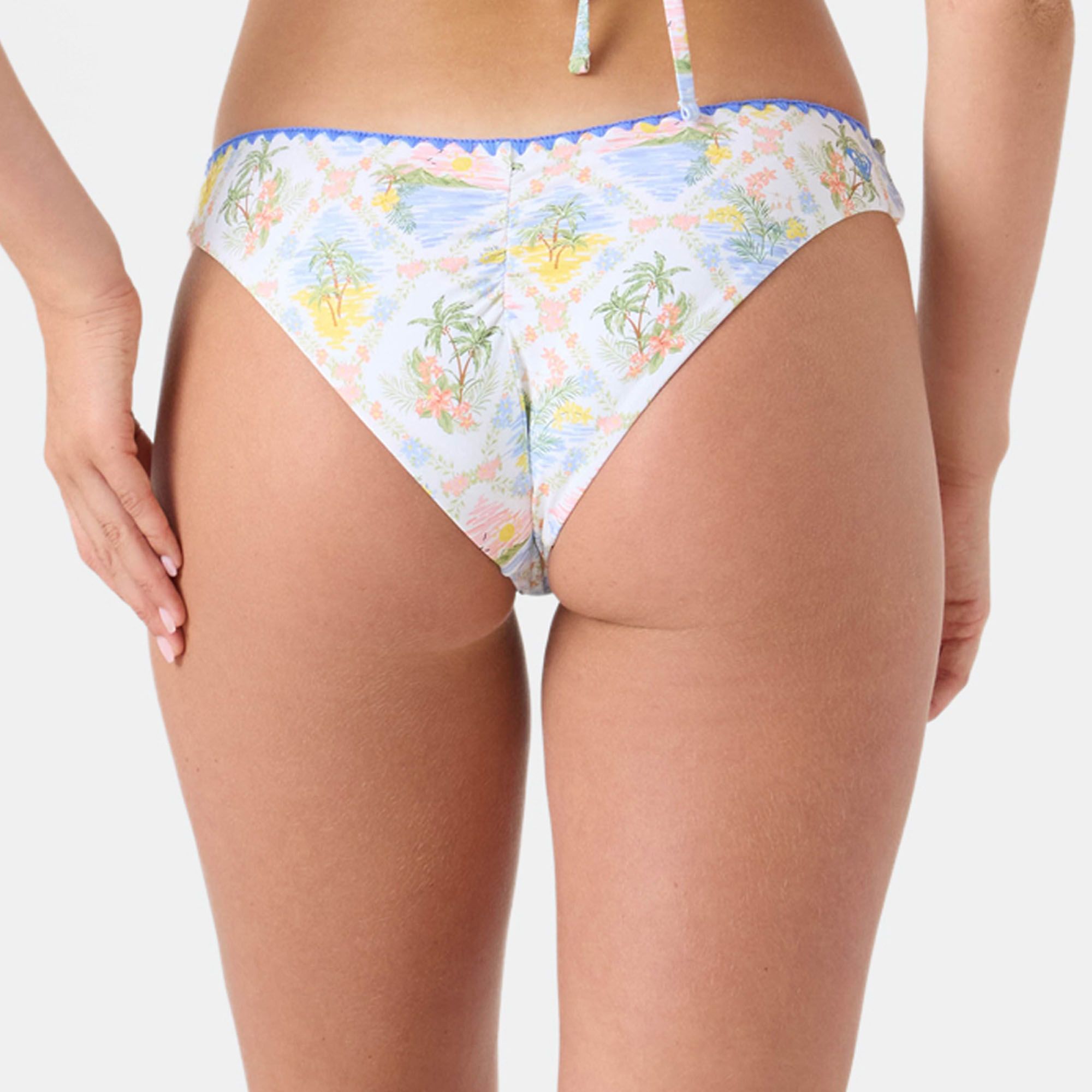 Roxy Women's Catch My Drift Hipster Shirred Back Cheeky Bikini Bottom product image