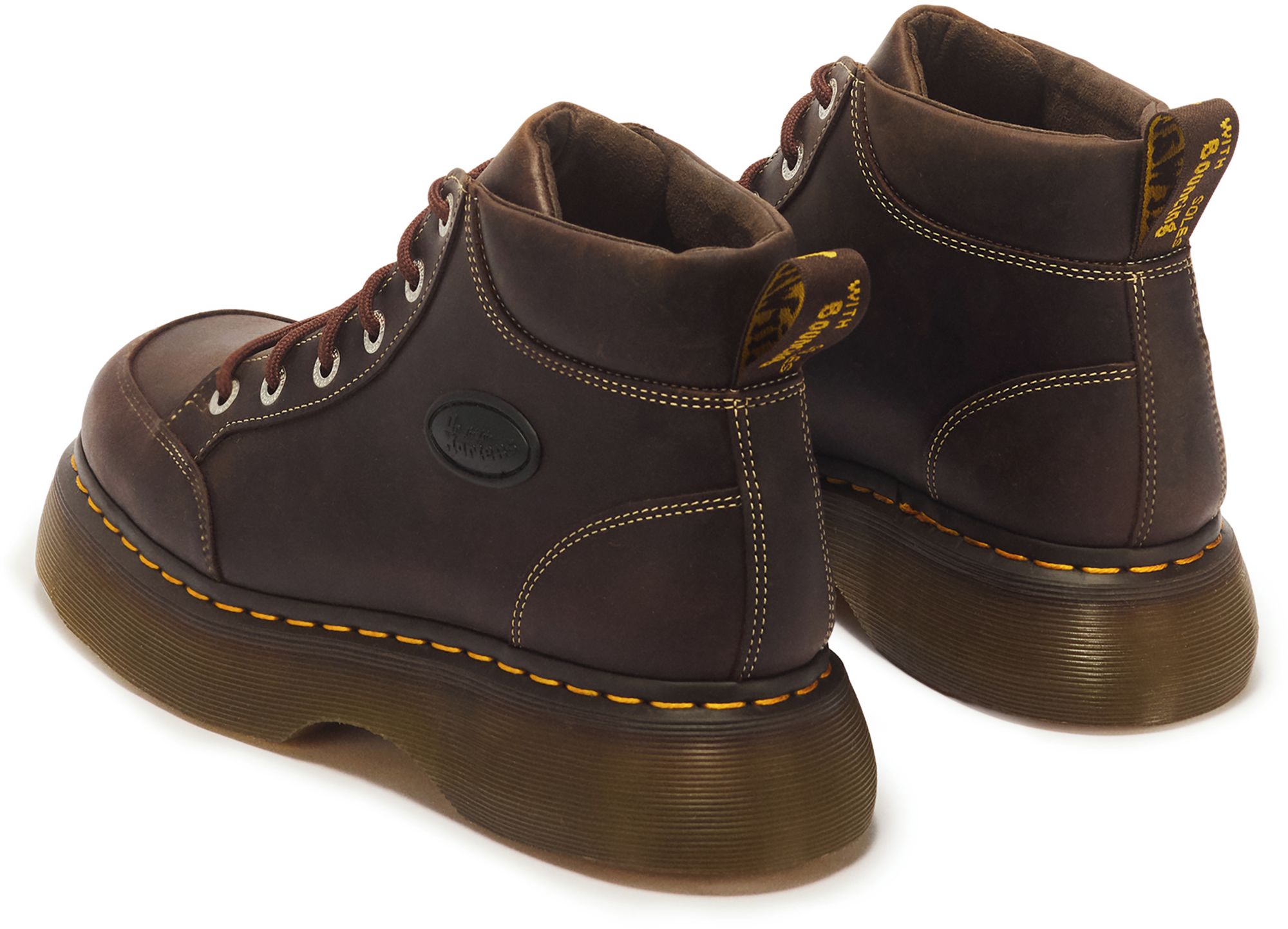 Dr. Martens Women's Buzz 6-Eye Crazy Horse Leather Lace-Up Boots product image
