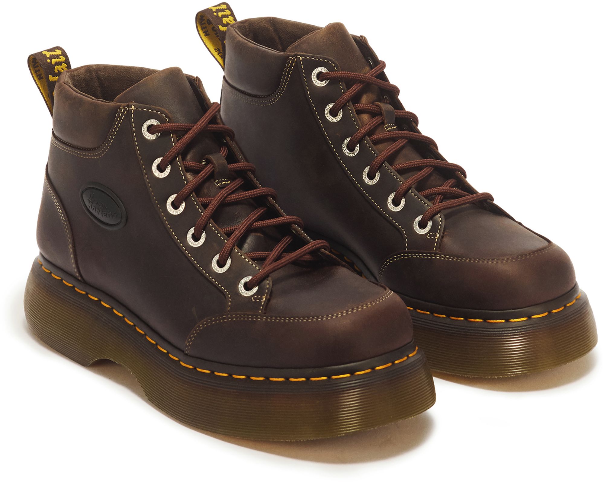 Dr. Martens Women's Buzz 6-Eye Crazy Horse Leather Lace-Up Boots product image