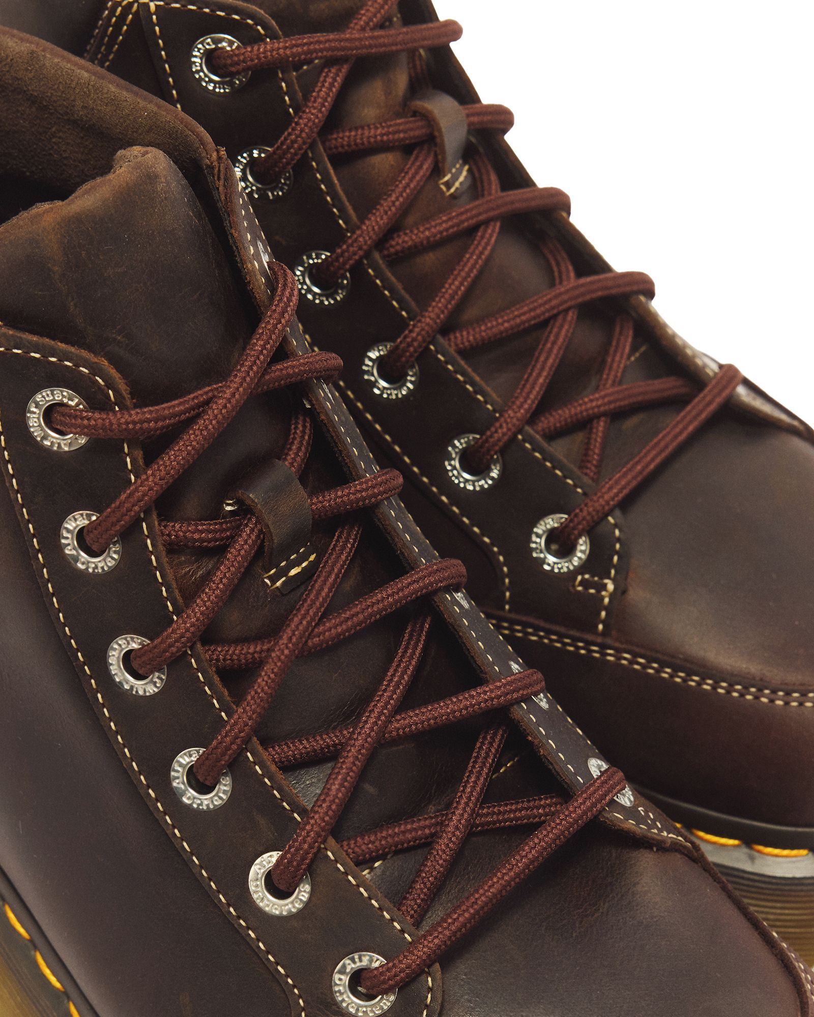 Dr. Martens Women's Buzz 6-Eye Crazy Horse Leather Lace-Up Boots product image