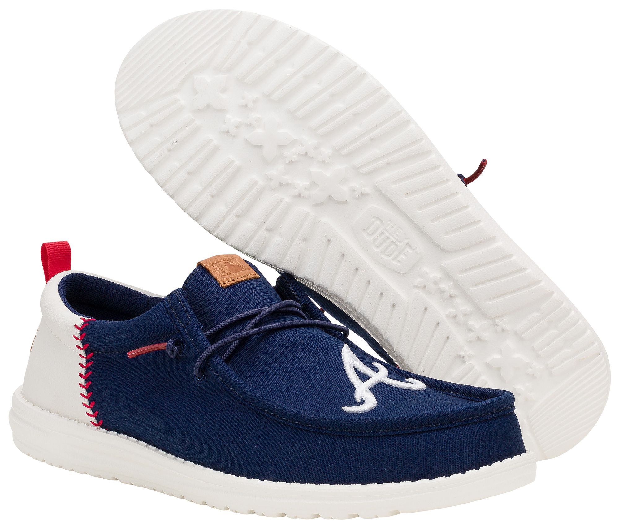 Hey Dude Men's Wally Funk MLB Braves Shoes product image