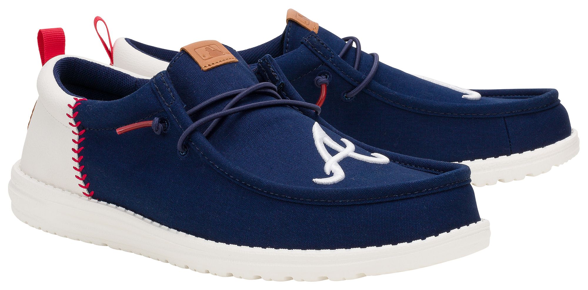 Hey Dude Men's Wally Funk MLB Braves Shoes product image