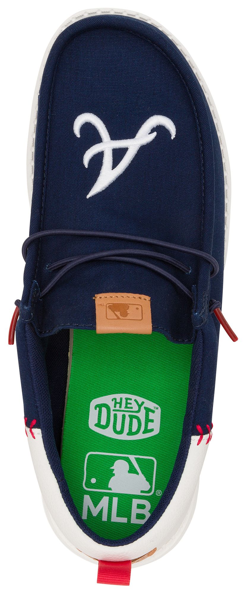 Hey Dude Men's Wally Funk MLB Braves Shoes product image
