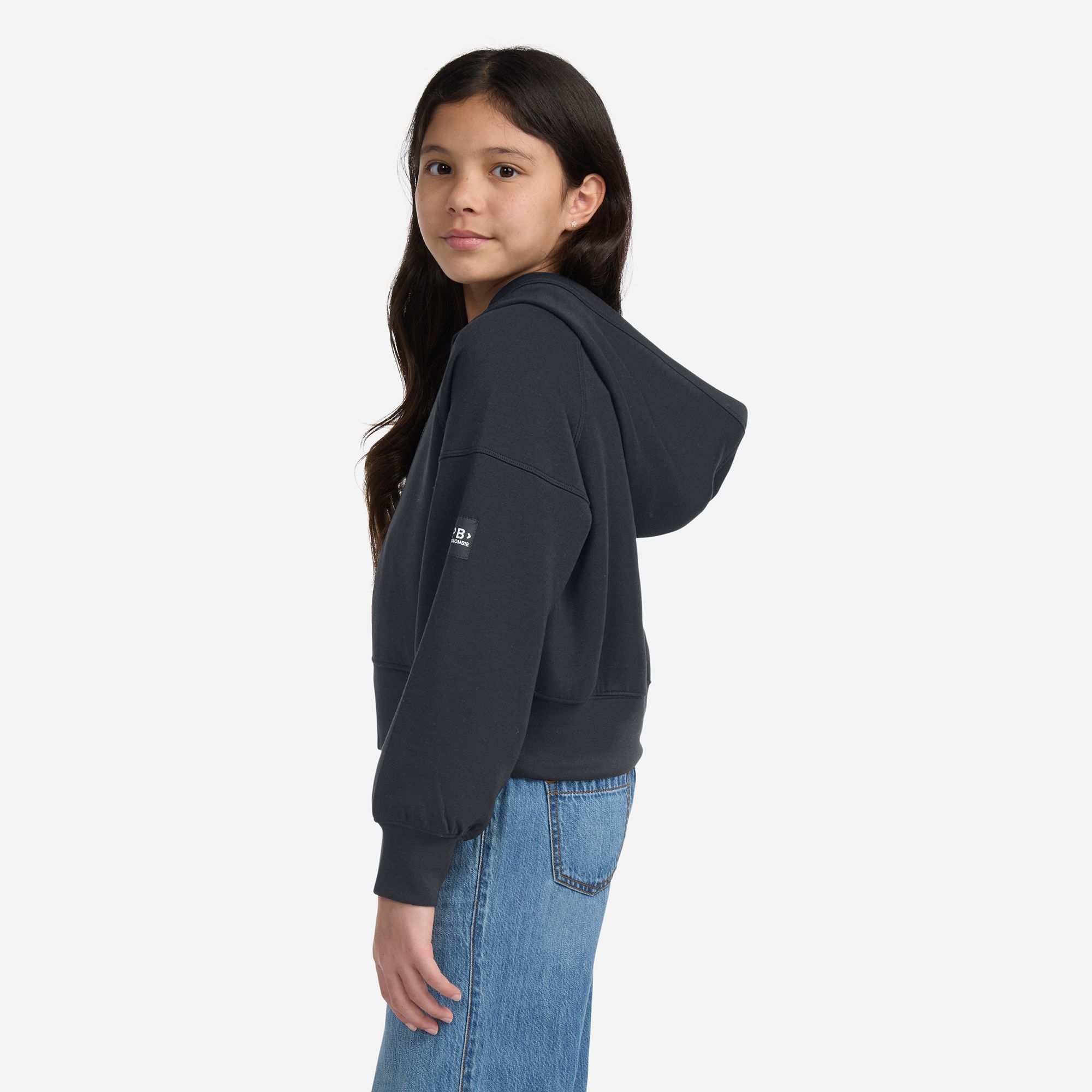 abercrombie kids neoknit full-zip hoodie product image