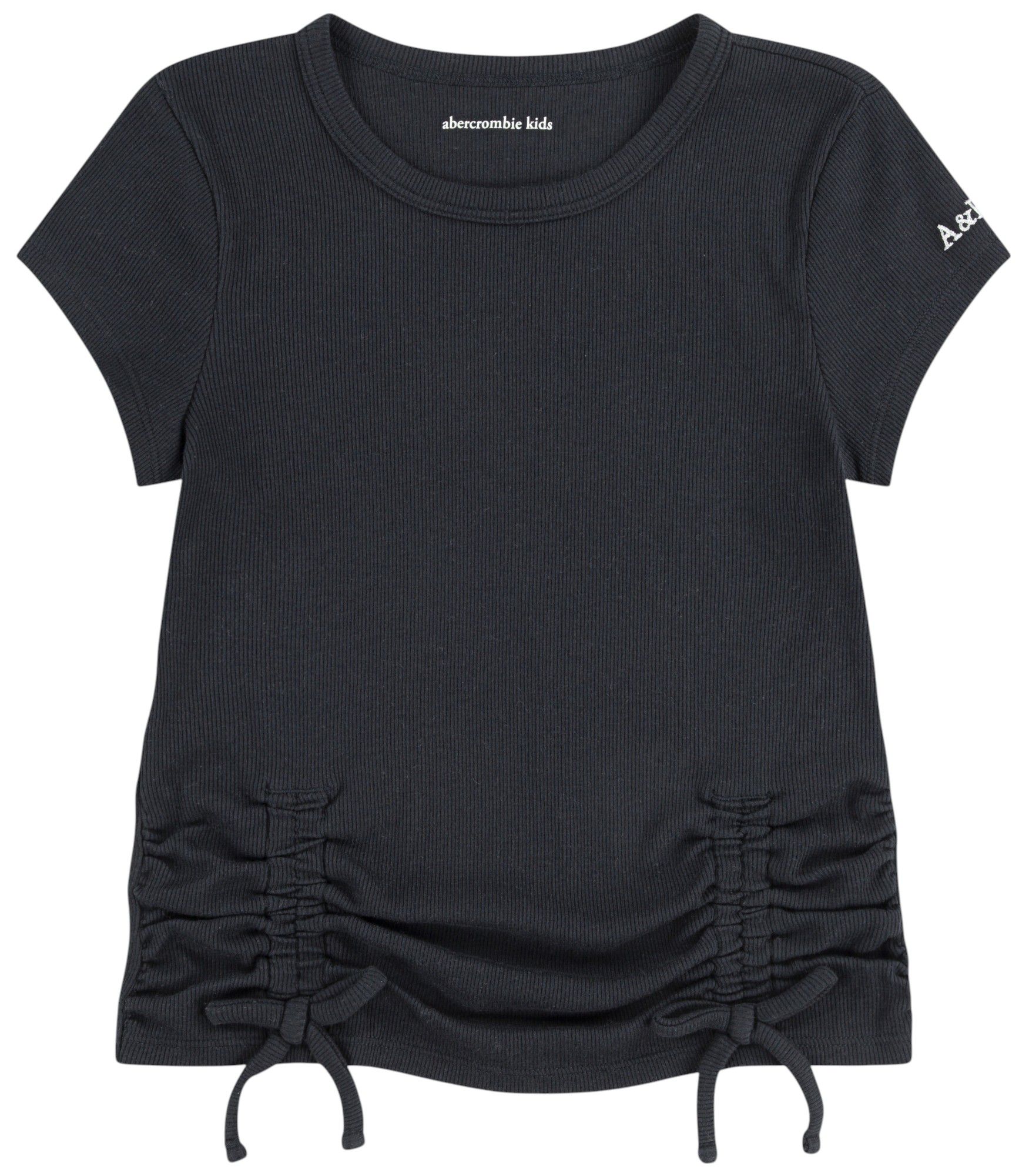 abercrombie kids ruched side bow tee product image