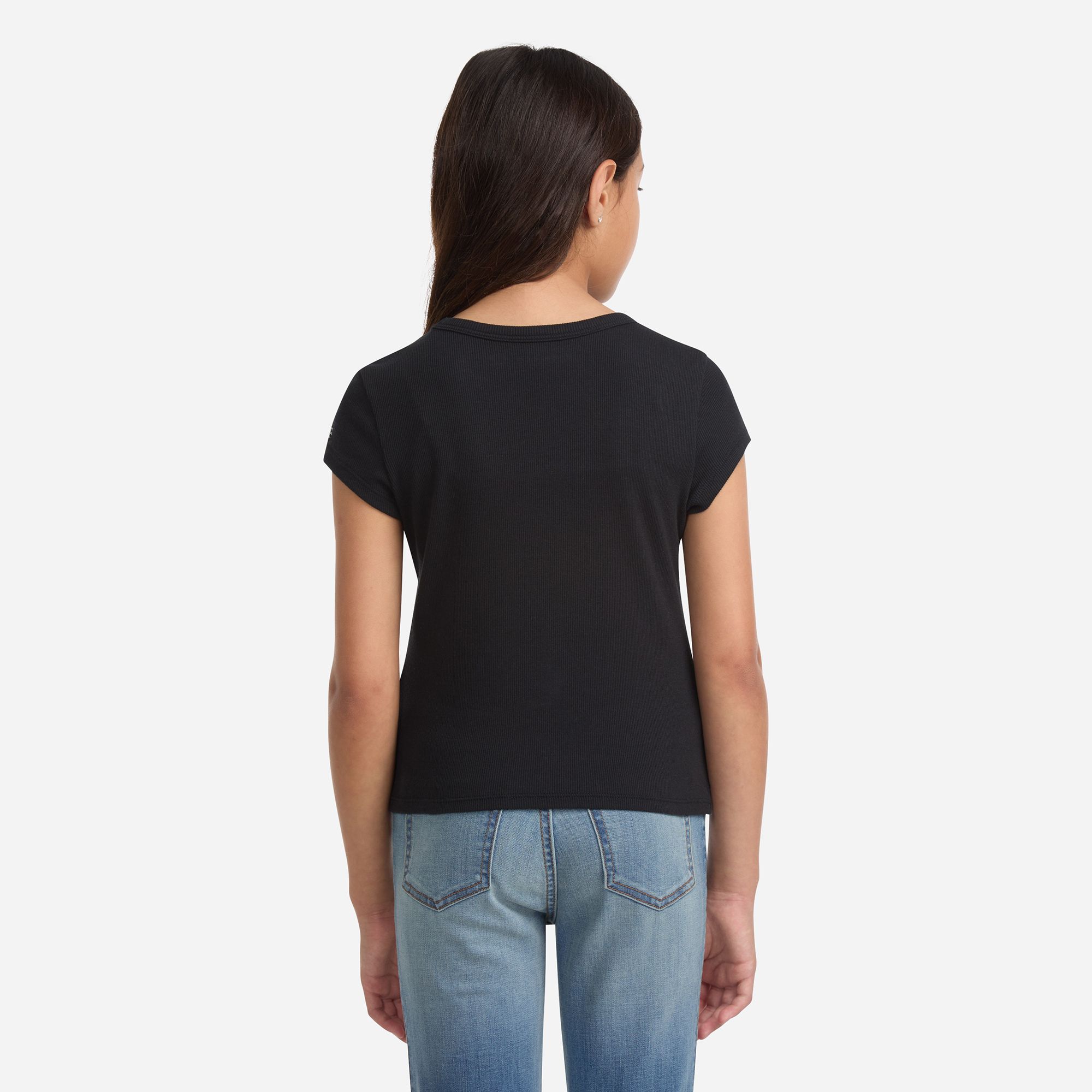 abercrombie kids ruched side bow tee product image