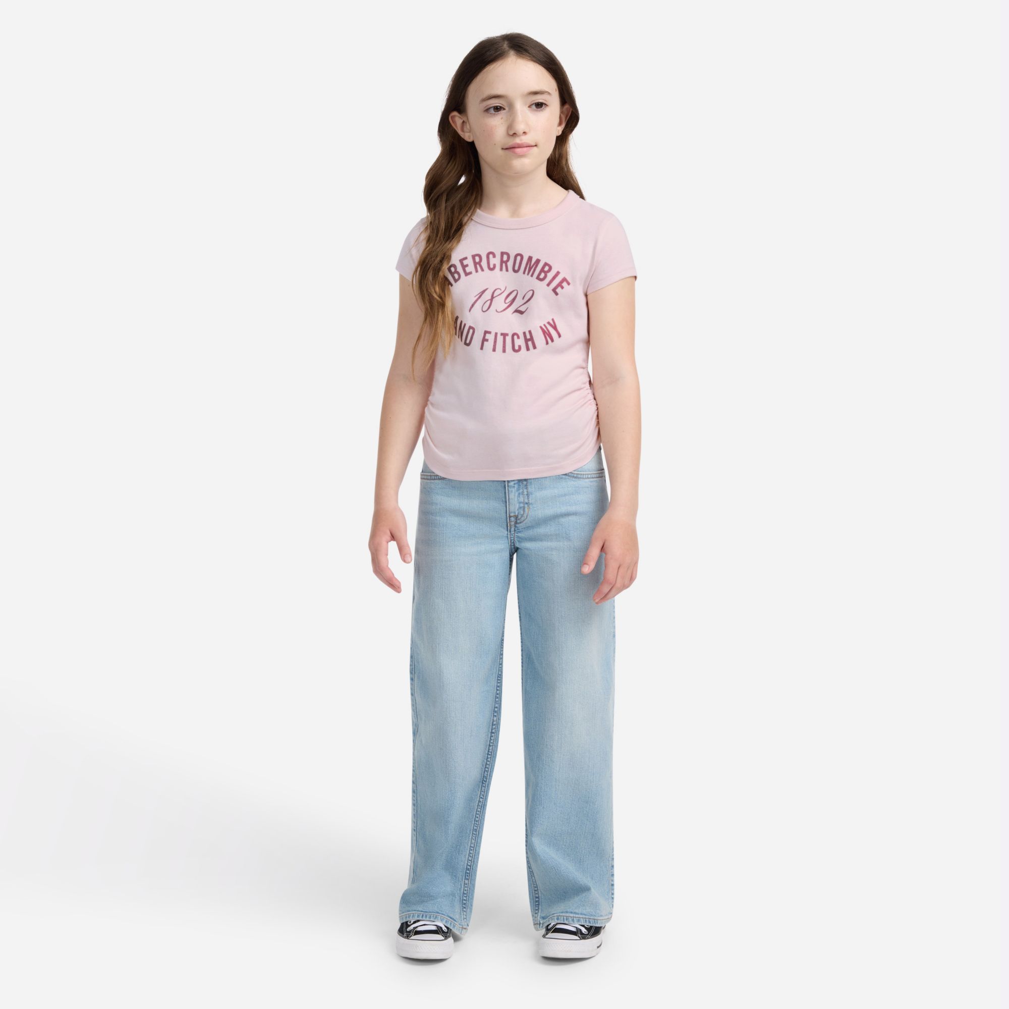 abercrombie kids ruched tee product image