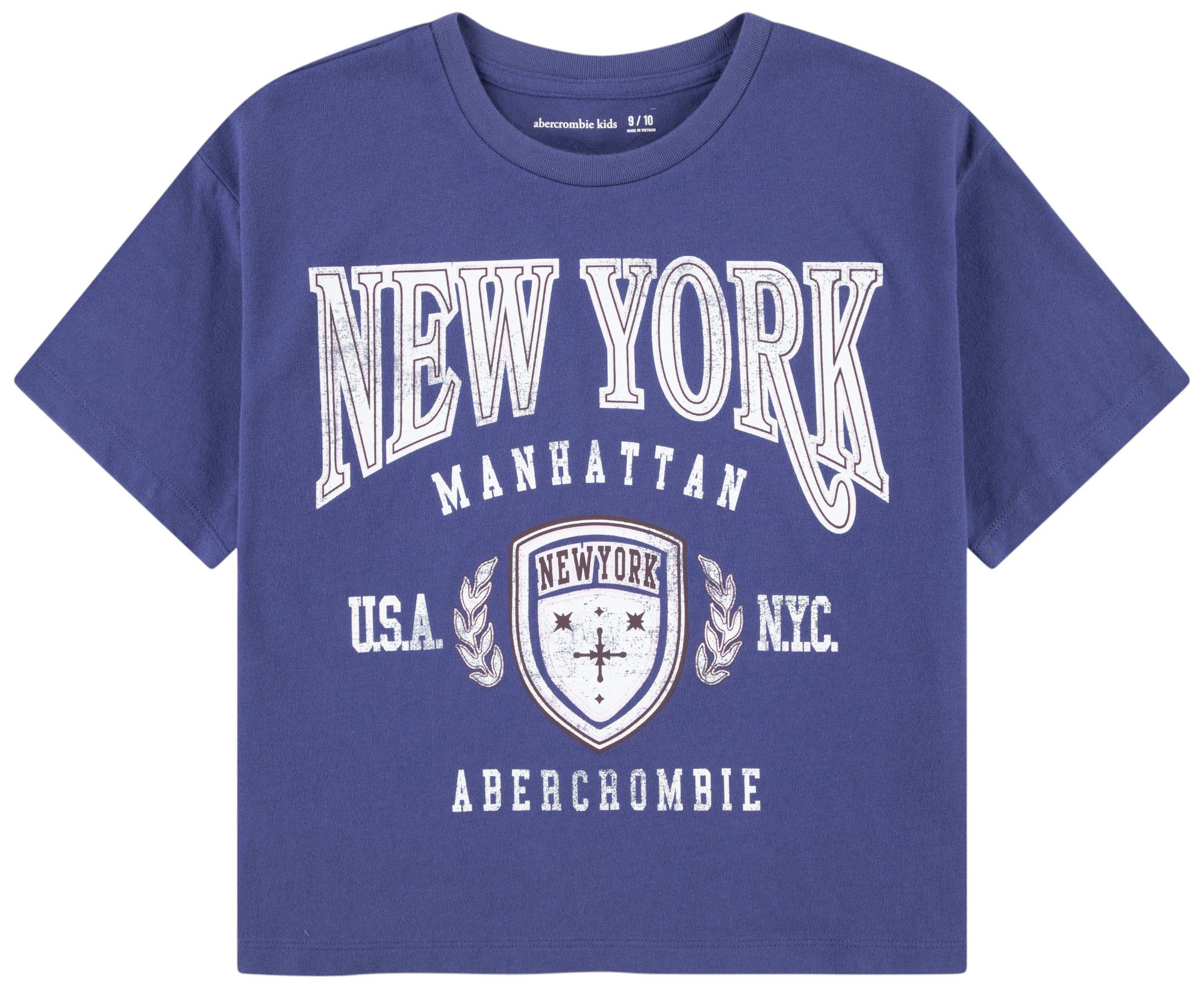 abercrombie kids ny crest boxy tee product image