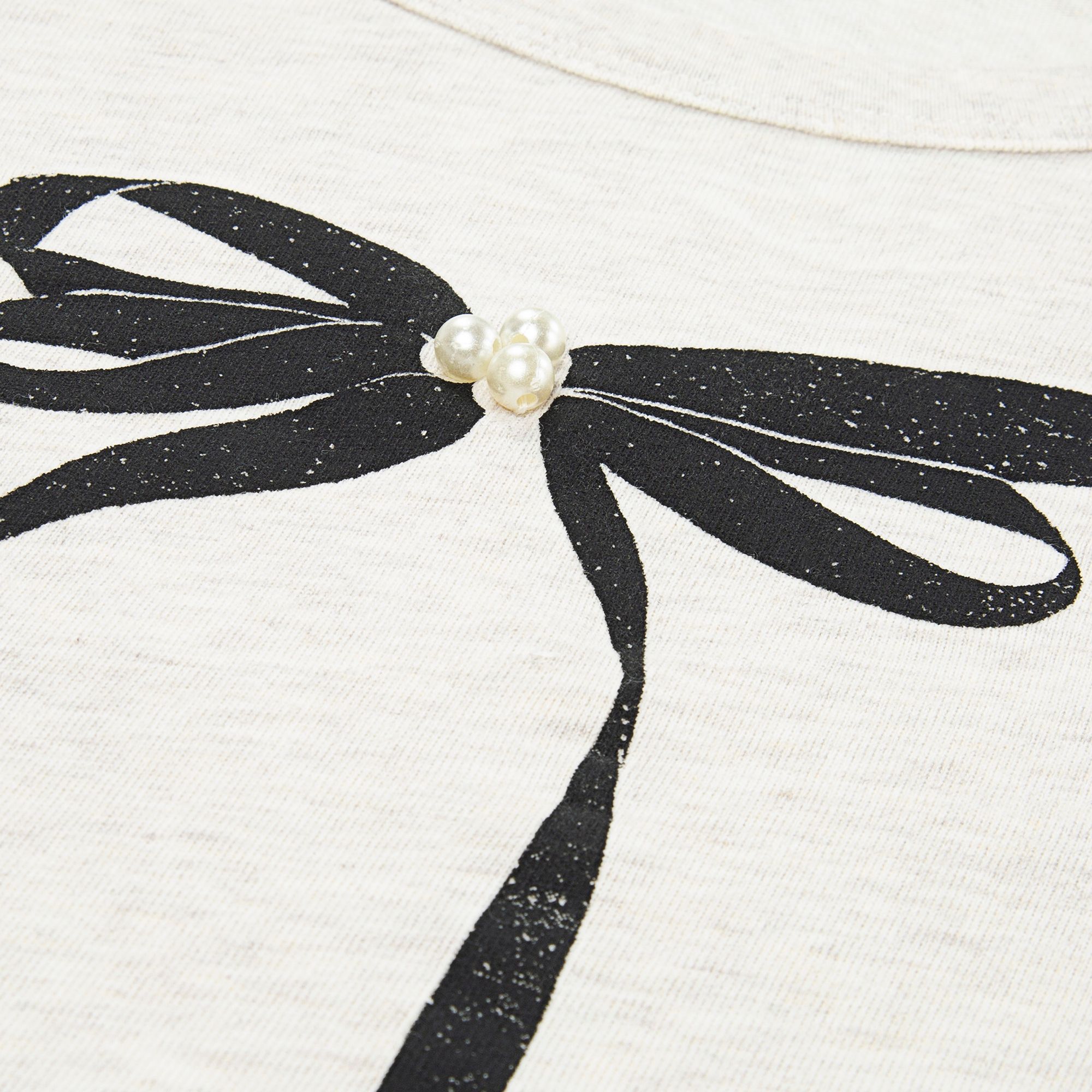 abercrombie kids pearl bow ruched tee product image