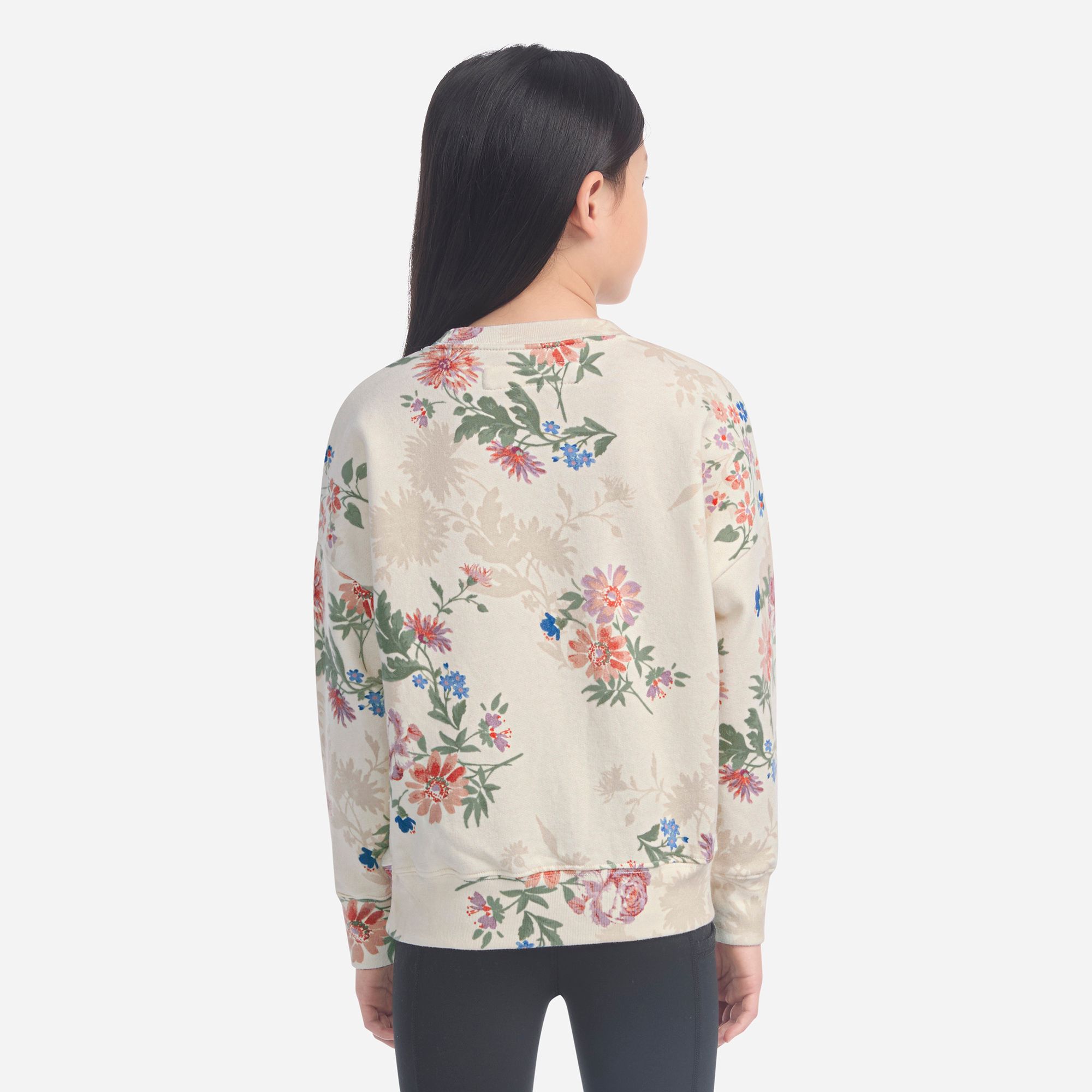 abercrombie kids floral crew product image