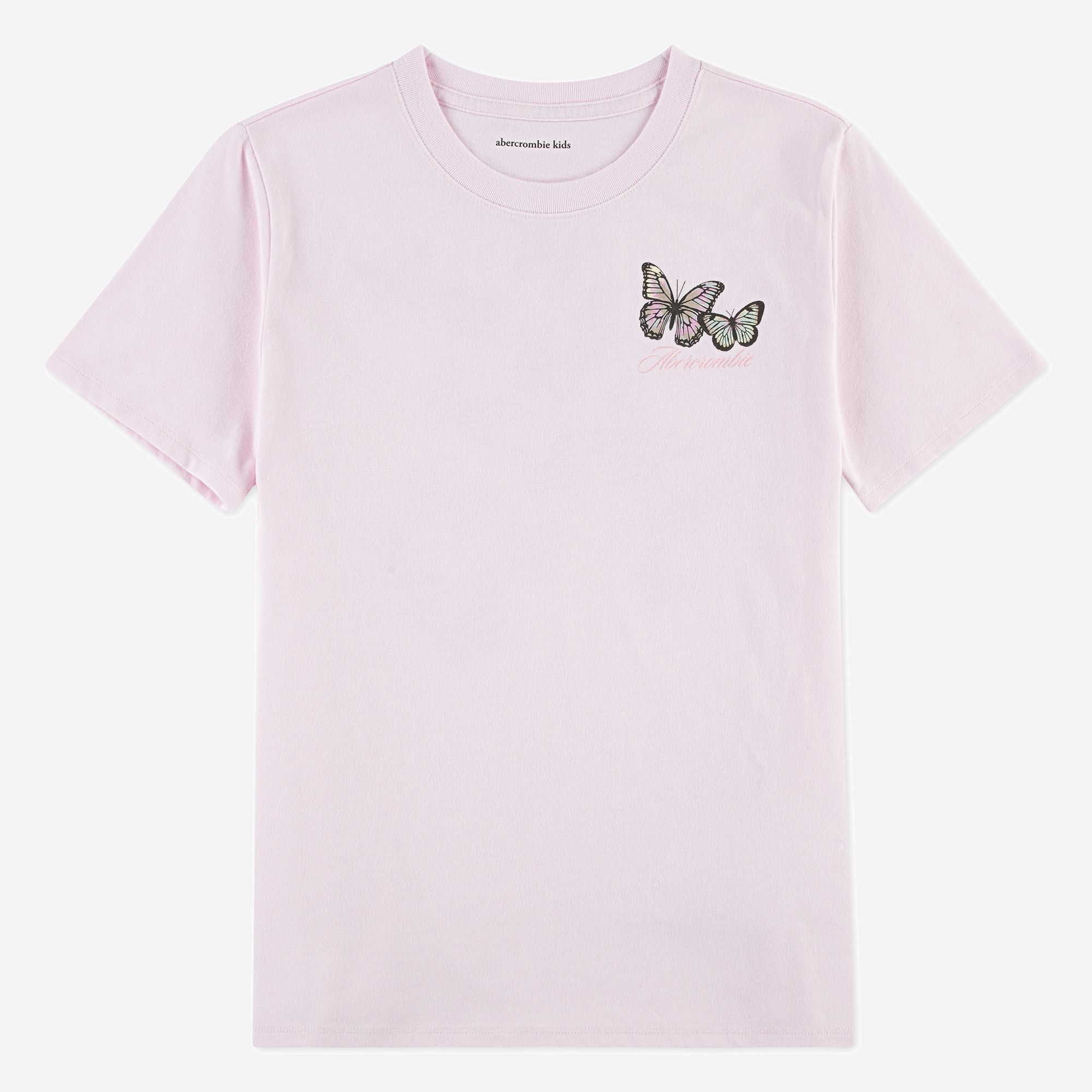 abercrombie kids glitter butterflies short sleeve tee product image