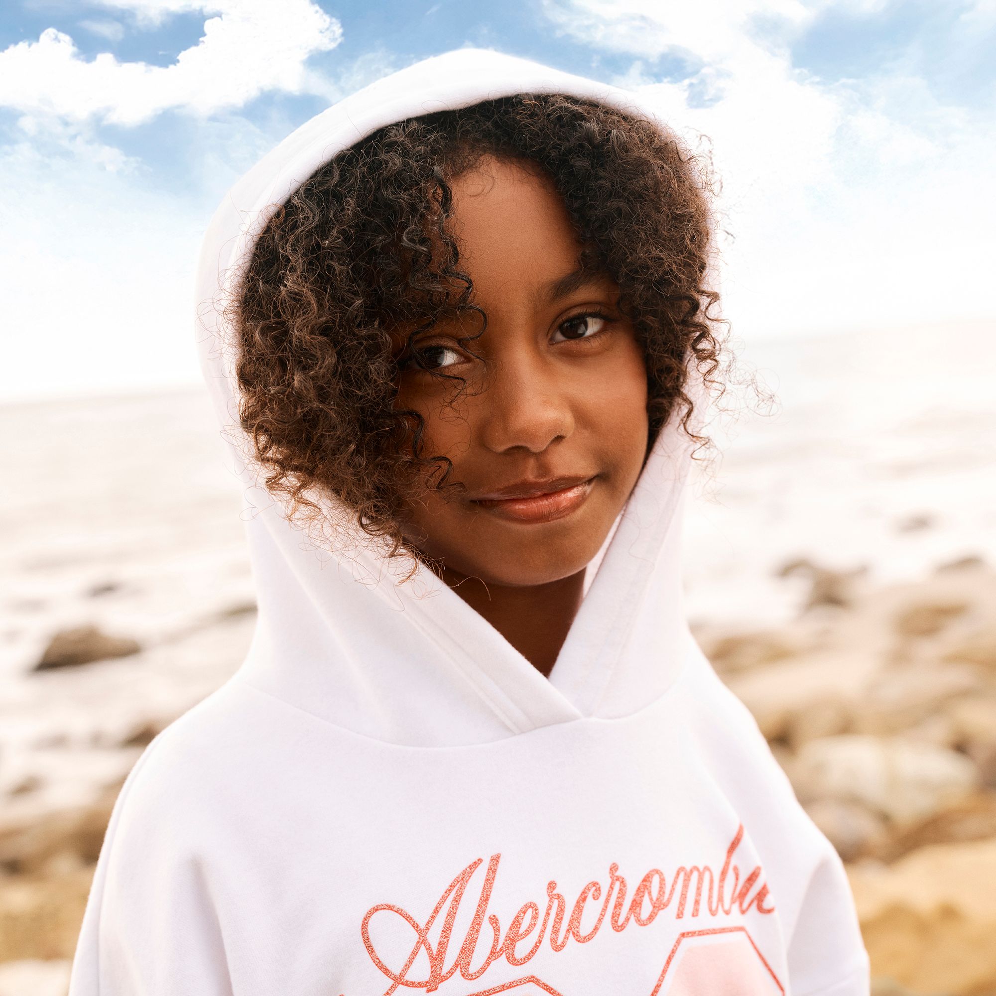 abercrombie kids 98 strawberry pullover hoodie product image