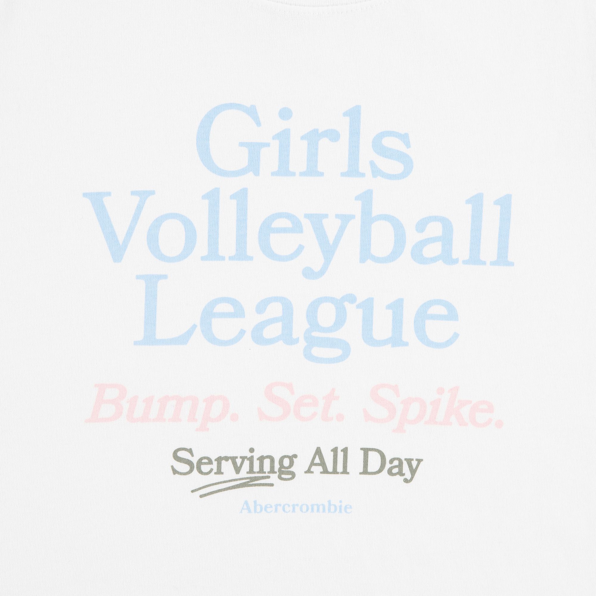 abercrombie kids volleyball league oversized tee product image