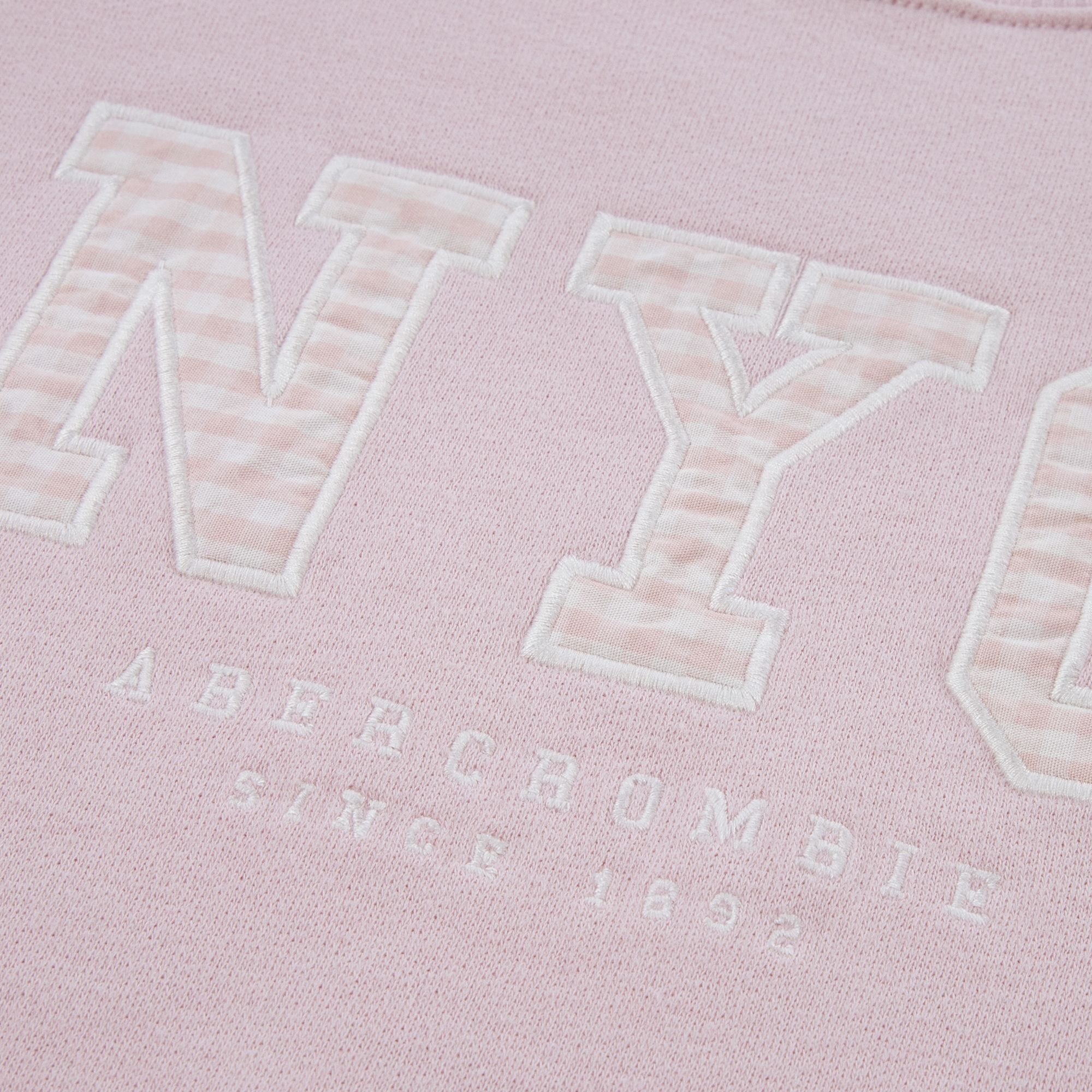 abercrombie kids nyc gingham sweatshirt product image