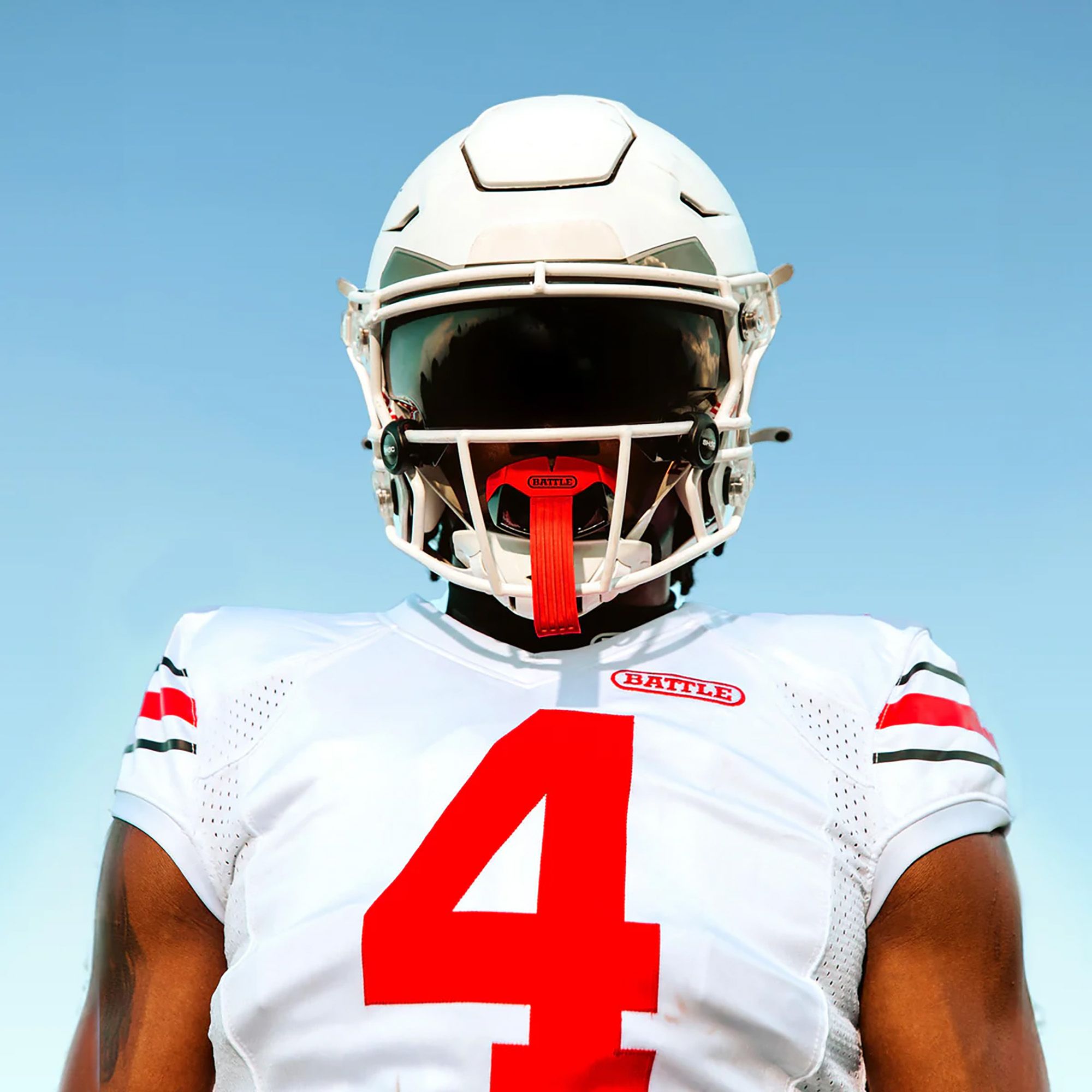 Battle Speed Pro Football Mouthguard with Connected Thick Strap product image