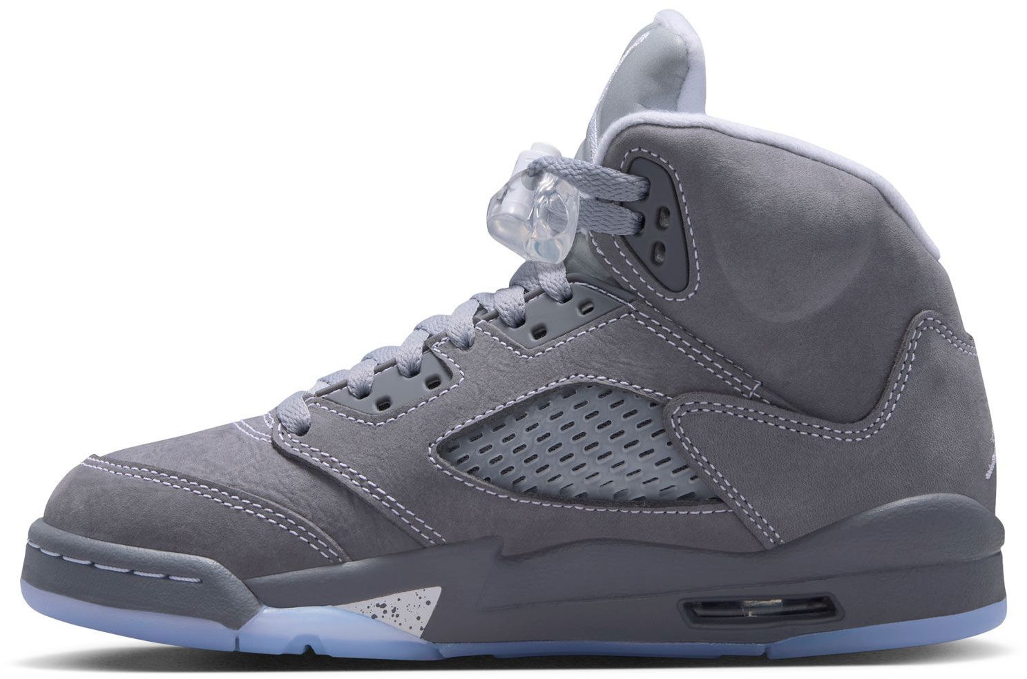 Air Jordan Kids' Grade School 5 Retro 'Wolf Grey' Basketball Shoes product image