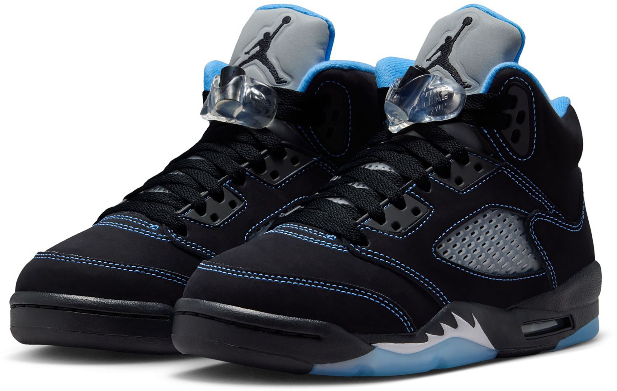 Air Jordan Kids' Grade School 5 Retro "Black Carolina" Basketball Shoes product image