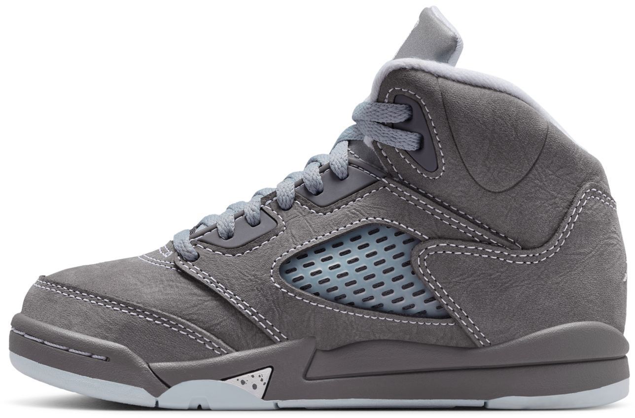 Air Jordan Kids' Preschool 5 Retro 'Wolf Grey' Basketball Shoes product image