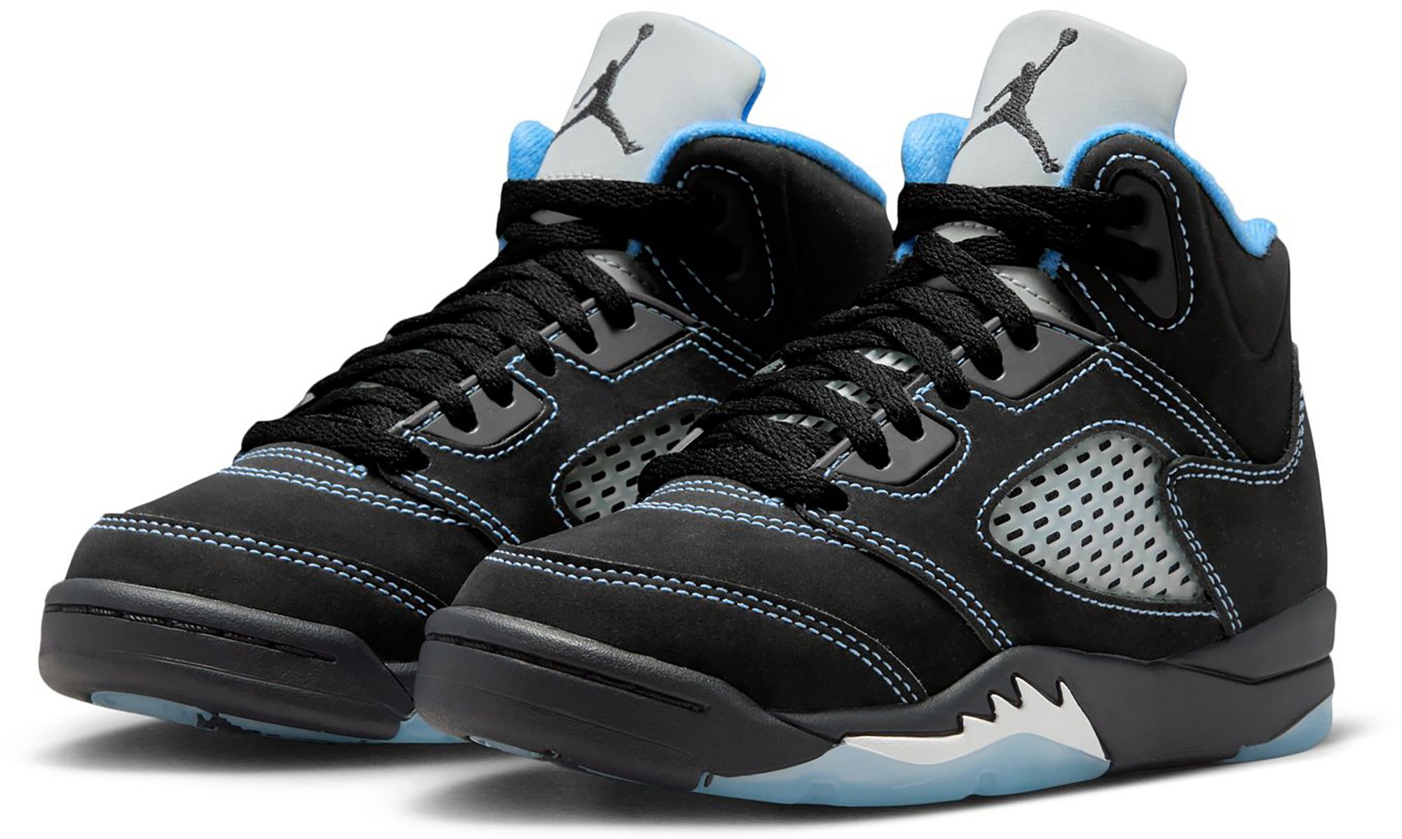 Air Jordan Kids' Preschool 5 Retro "Black Carolina" Basketball Shoes product image