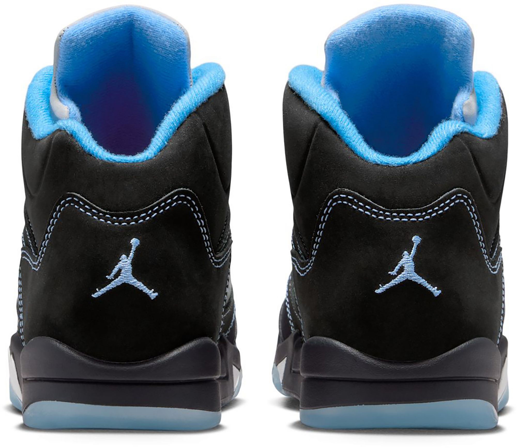 Air Jordan Kids' Preschool 5 Retro "Black Carolina" Basketball Shoes product image