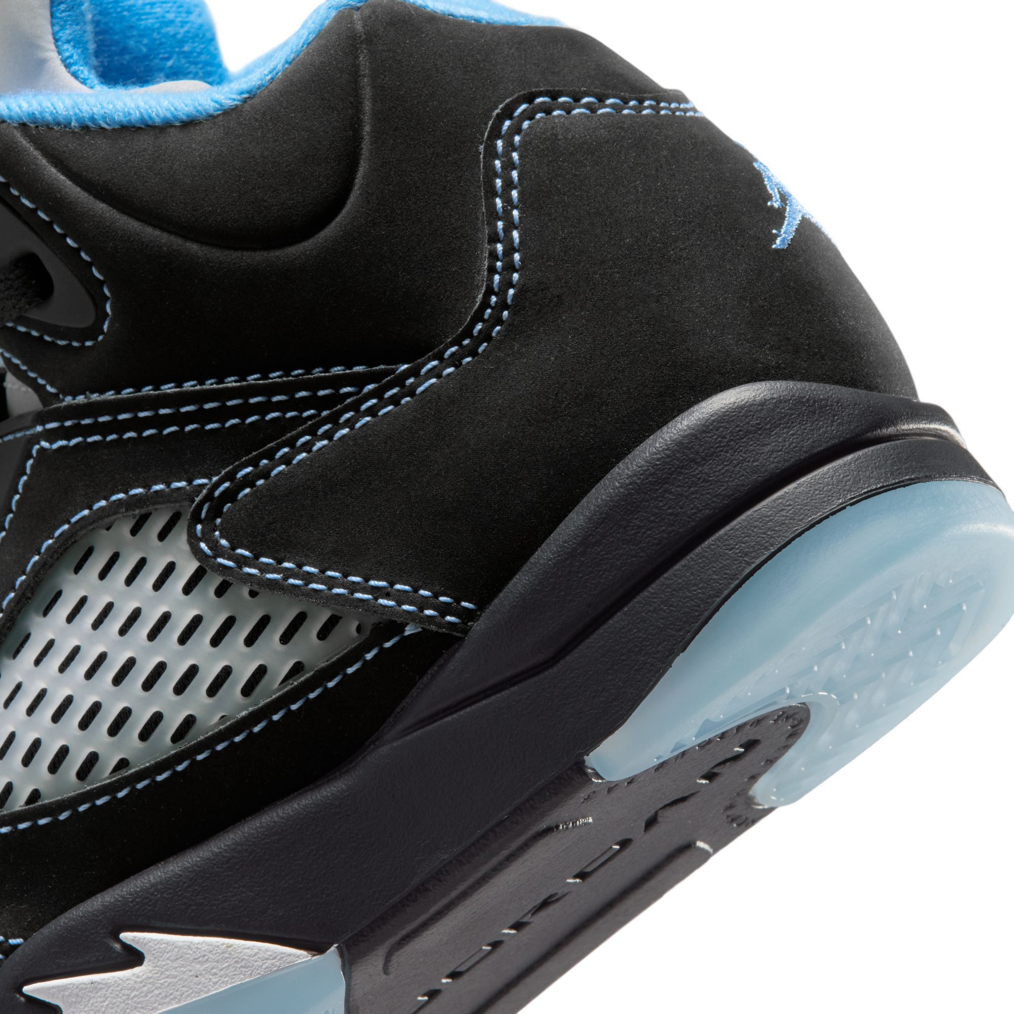 Air Jordan Kids' Preschool 5 Retro "Black Carolina" Basketball Shoes product image