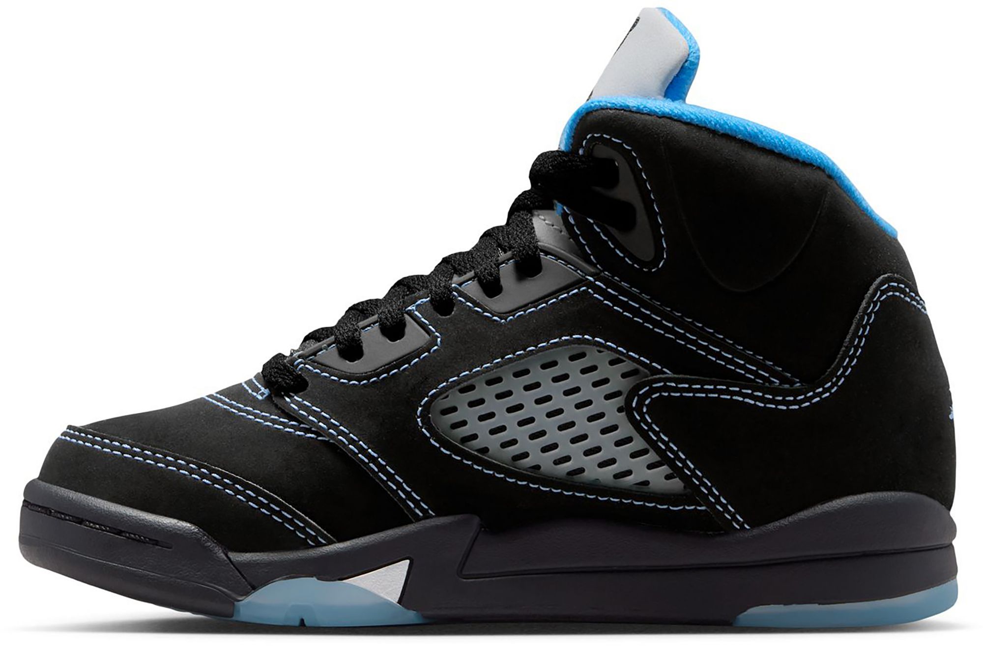 Air Jordan Kids' Preschool 5 Retro "Black Carolina" Basketball Shoes product image