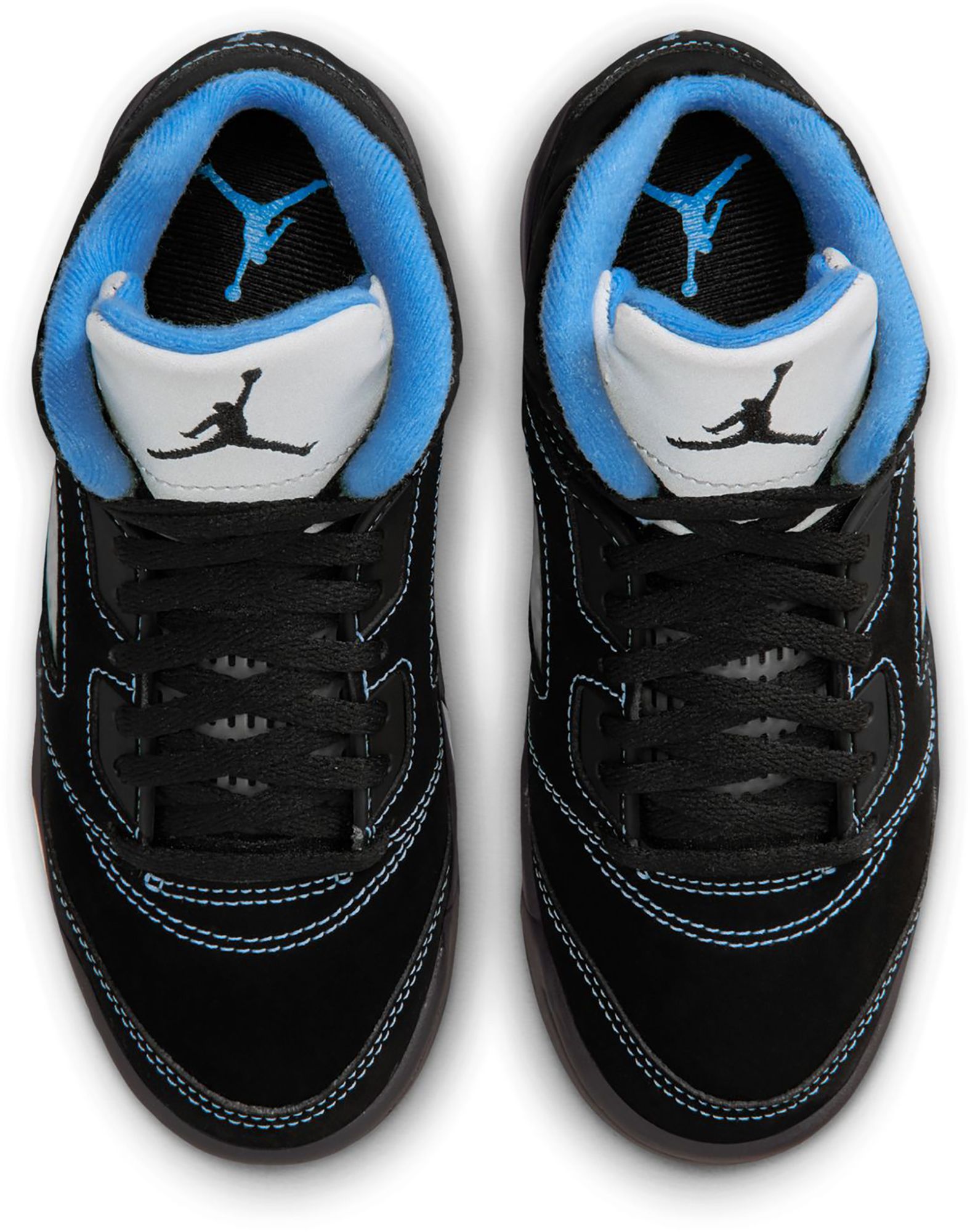 Air Jordan Kids' Preschool 5 Retro "Black Carolina" Basketball Shoes product image