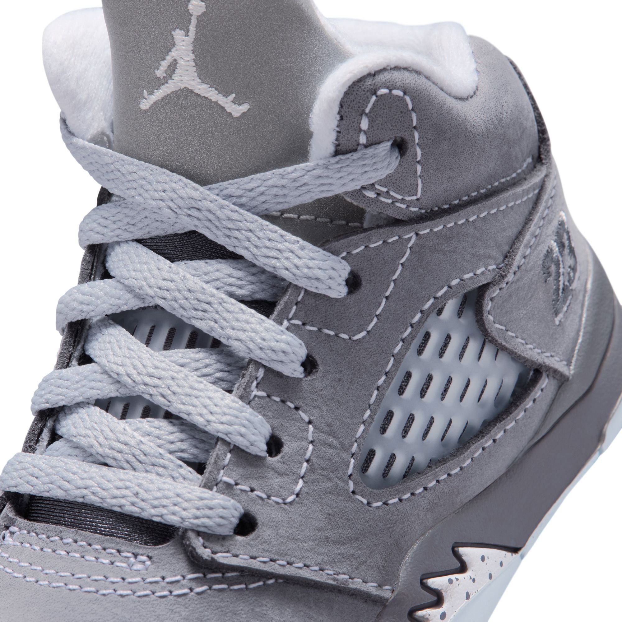 Air Jordan Toddler 5 Retro 'Wolf Grey' Basketball Shoes product image
