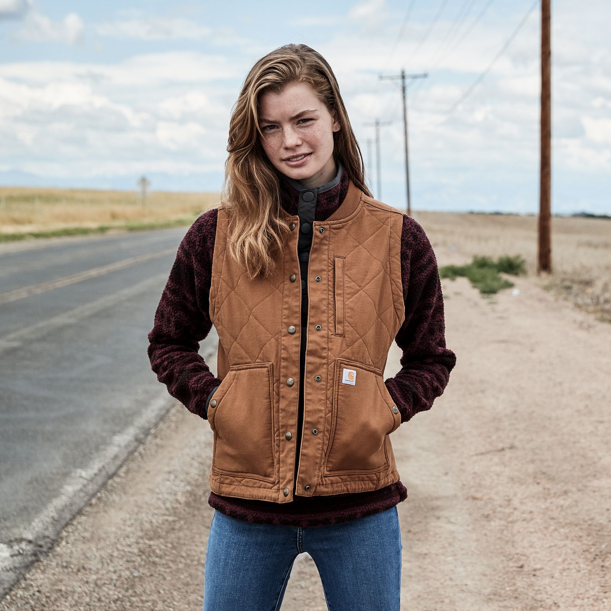 Carhartt Women's Quilted Canvas Vest product image