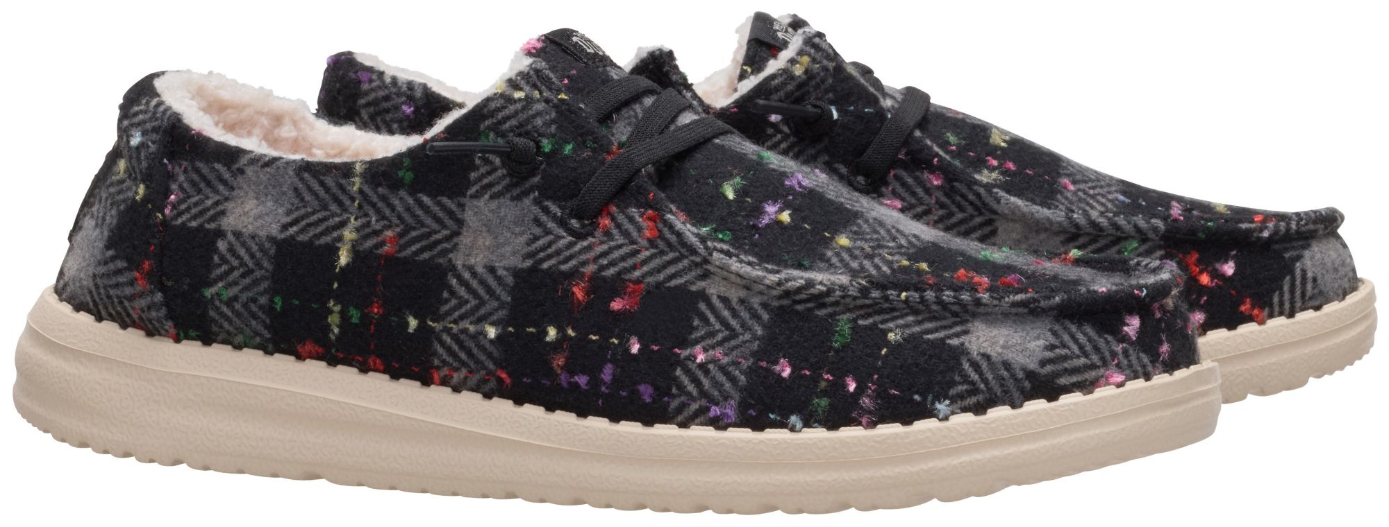 Hey Dude Women's Wendy Confetti Plaid Cozy Shoe product image