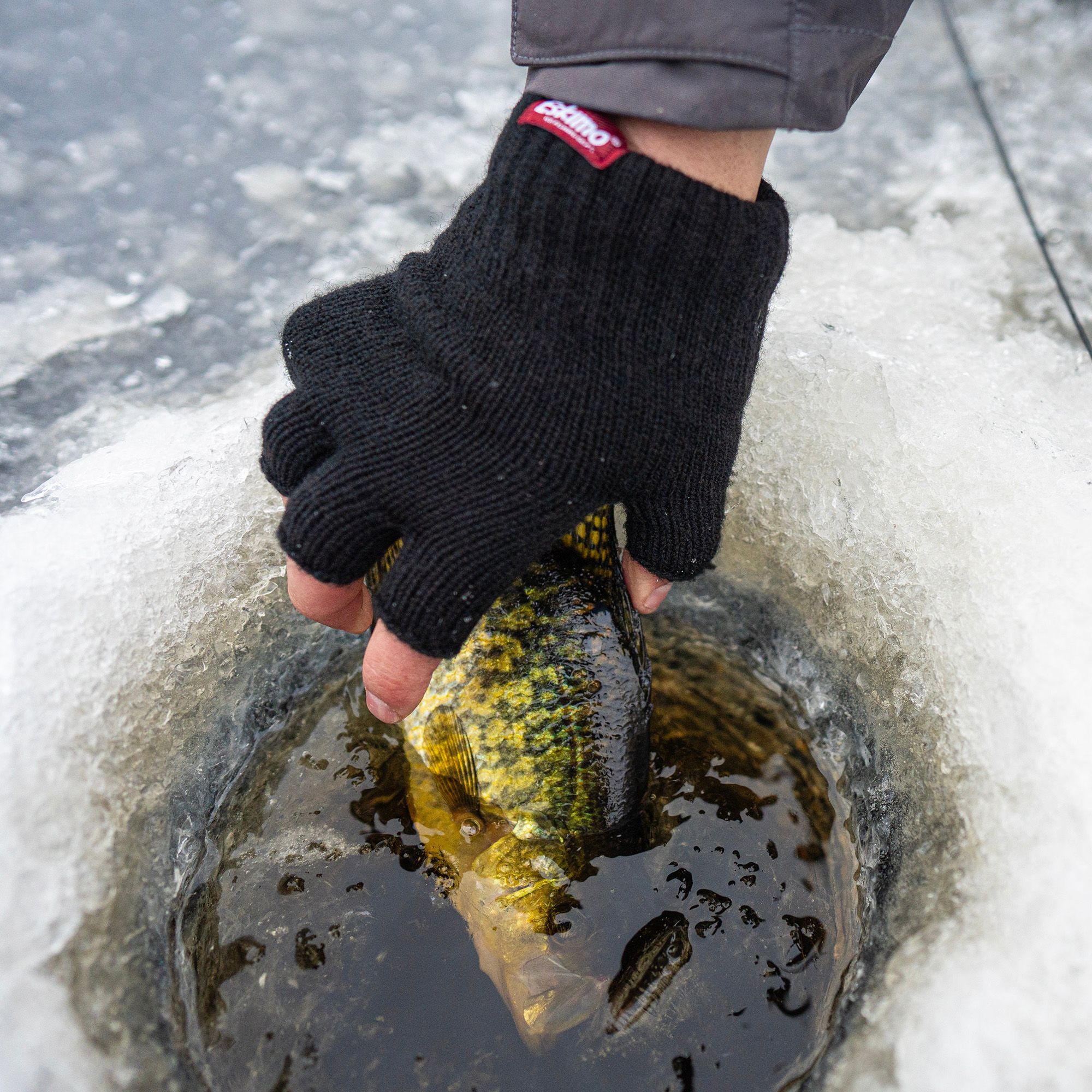 Eskimo Fingerless Wool Gloves product image