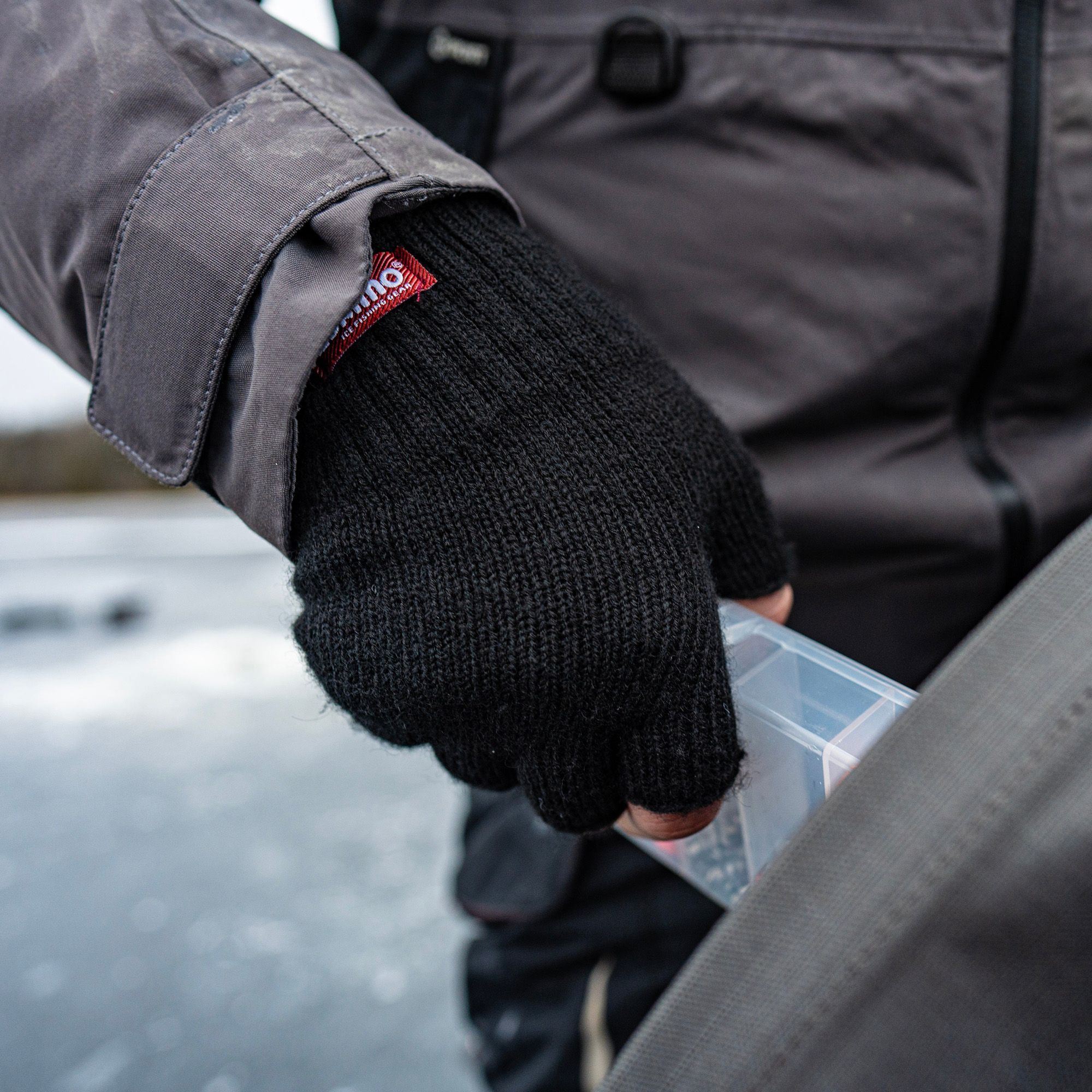 Eskimo Fingerless Wool Gloves product image