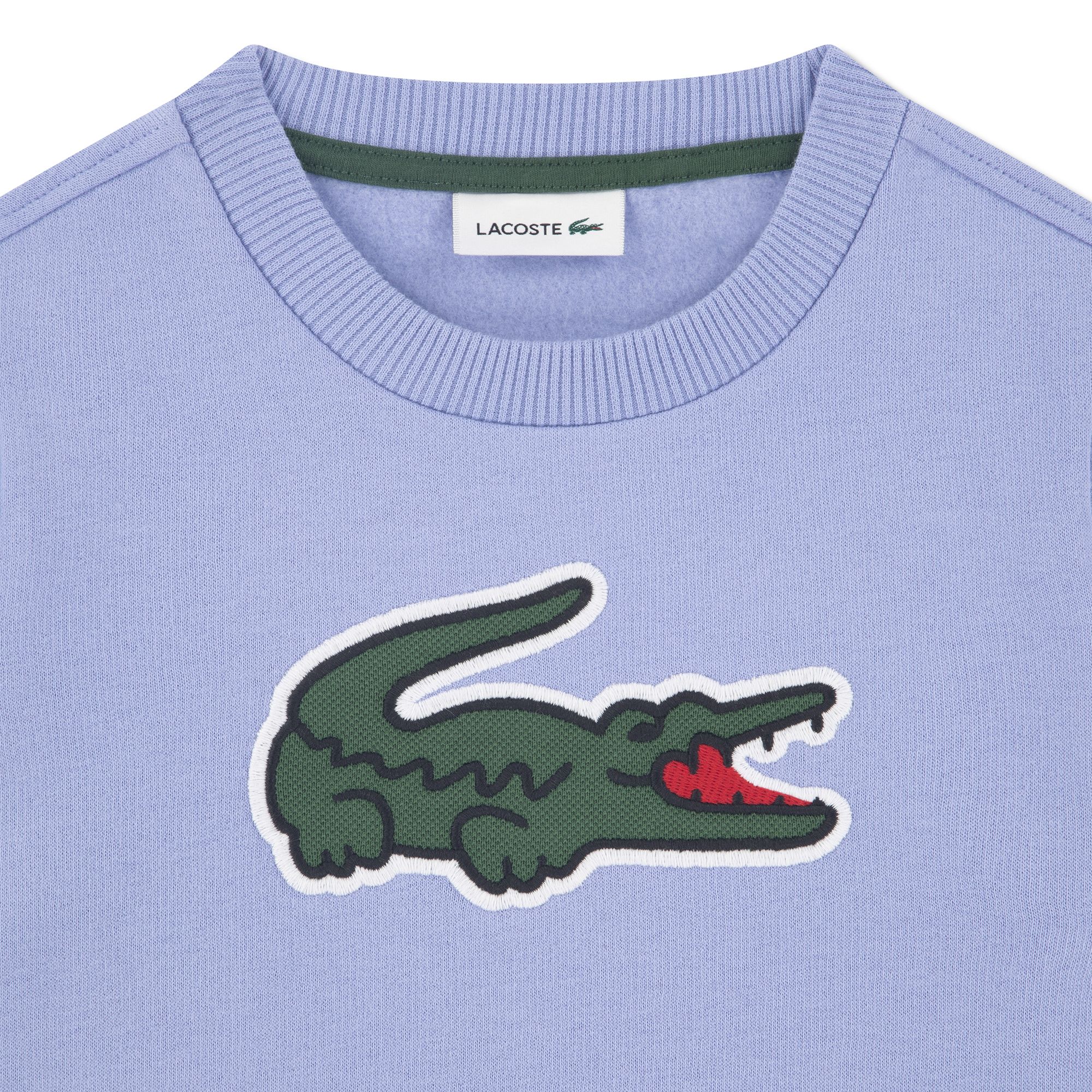 Lacoste Girls' Pique Appliqué Fleece Crew product image