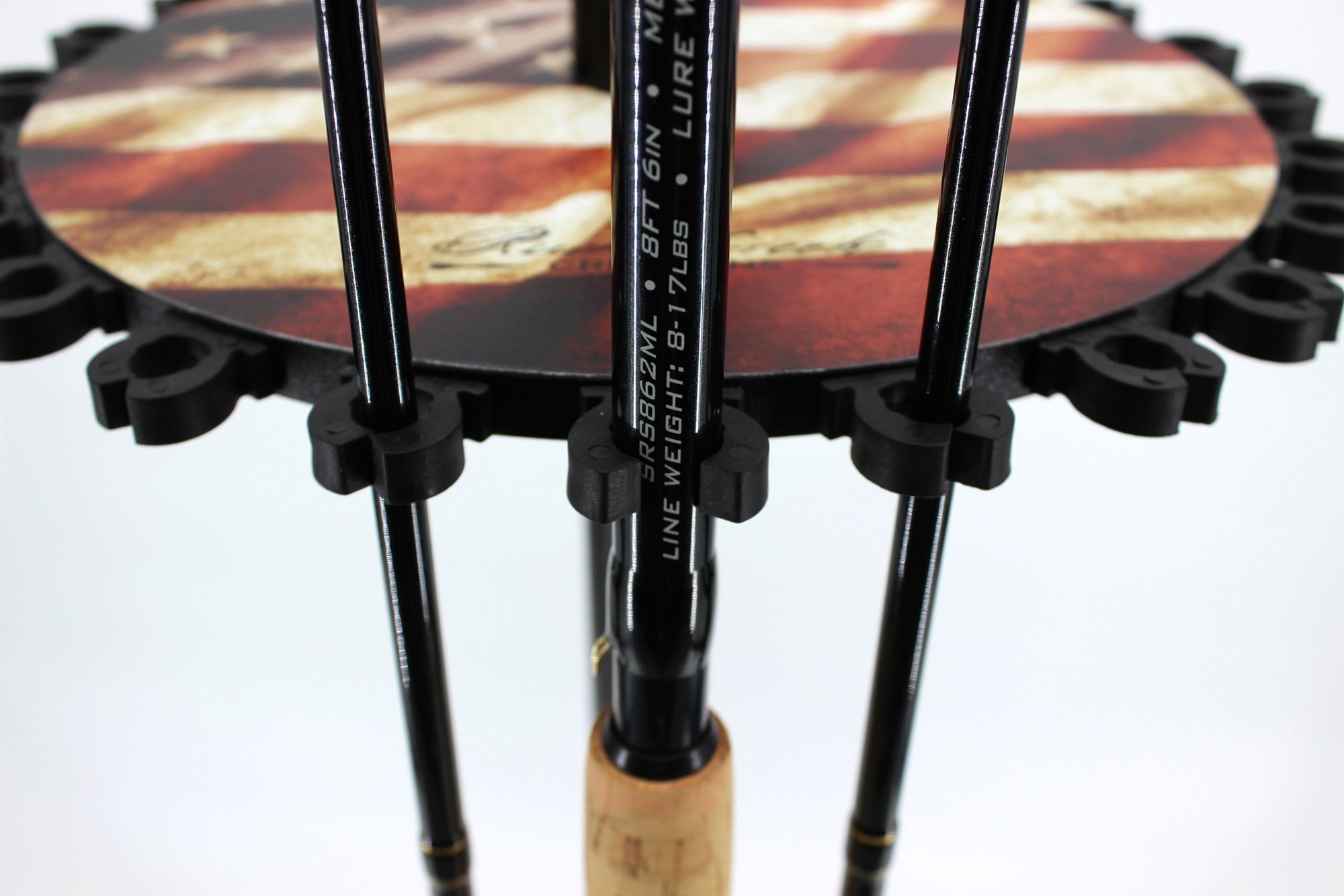 Rush Creek 360 Round Rotating 24 Fishing Rod Rack product image