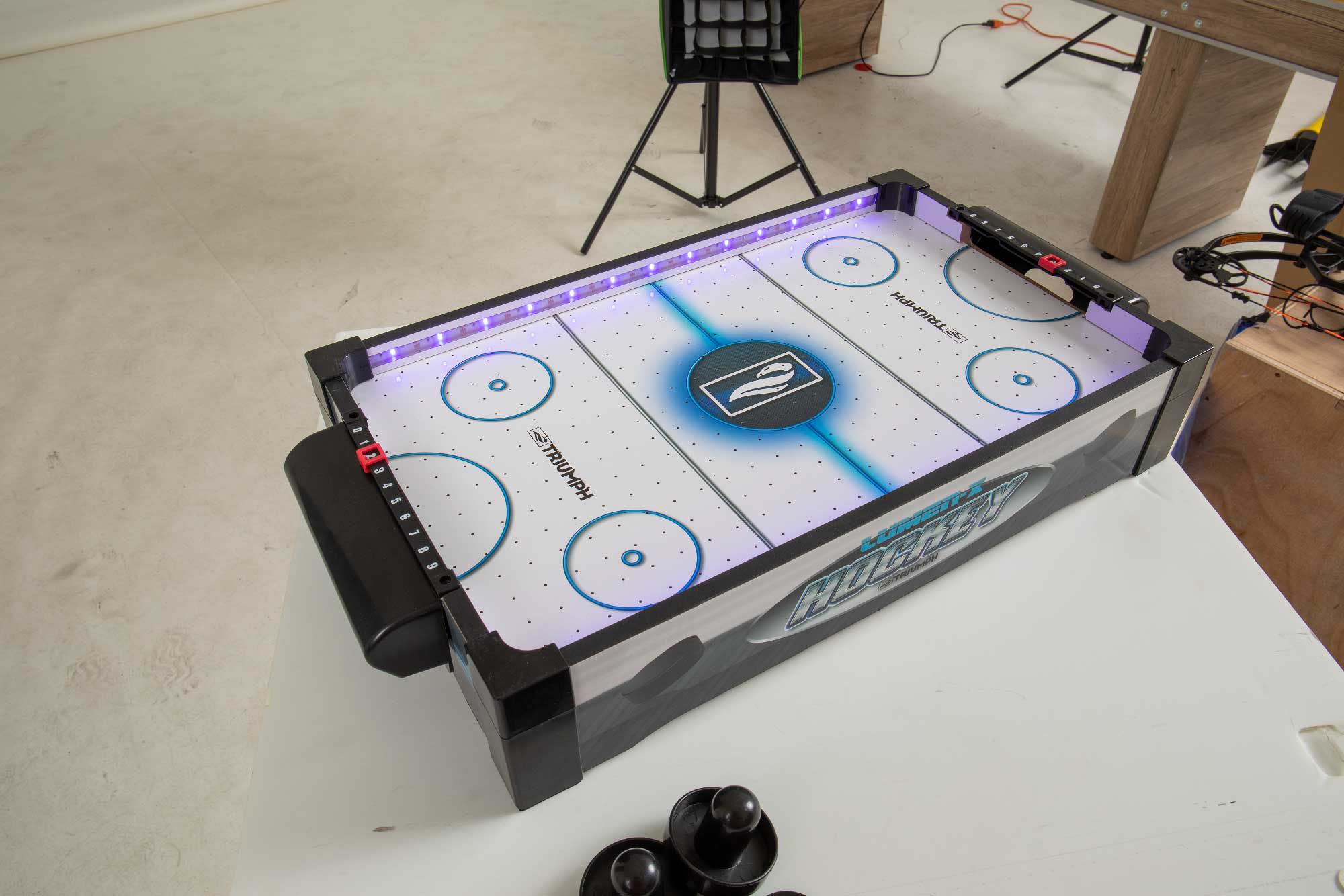 Triumph 20” LED Light-Up Tabletop Air Hockey Table product image