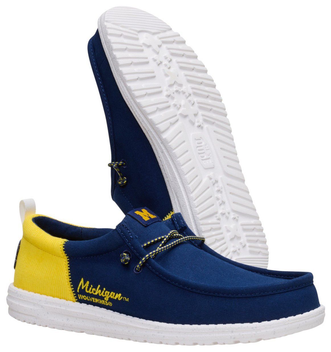 Hey Dude Men's Wally Funk Michigan Wolverines Shoes product image