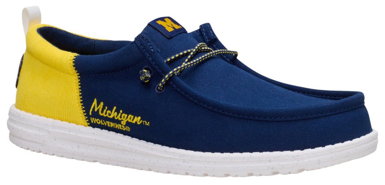 Hey Dude Men's Wally Funk Michigan Wolverines Shoes product image