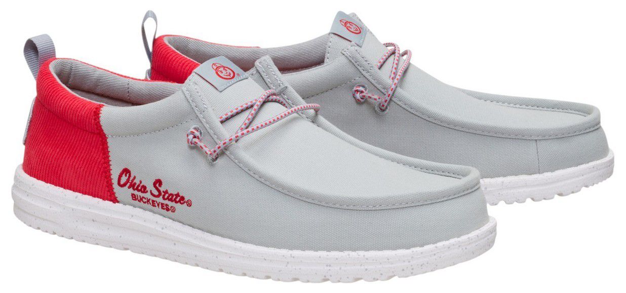 Hey Dude Men's Wally Funk Ohio State Buckeyes Shoes product image