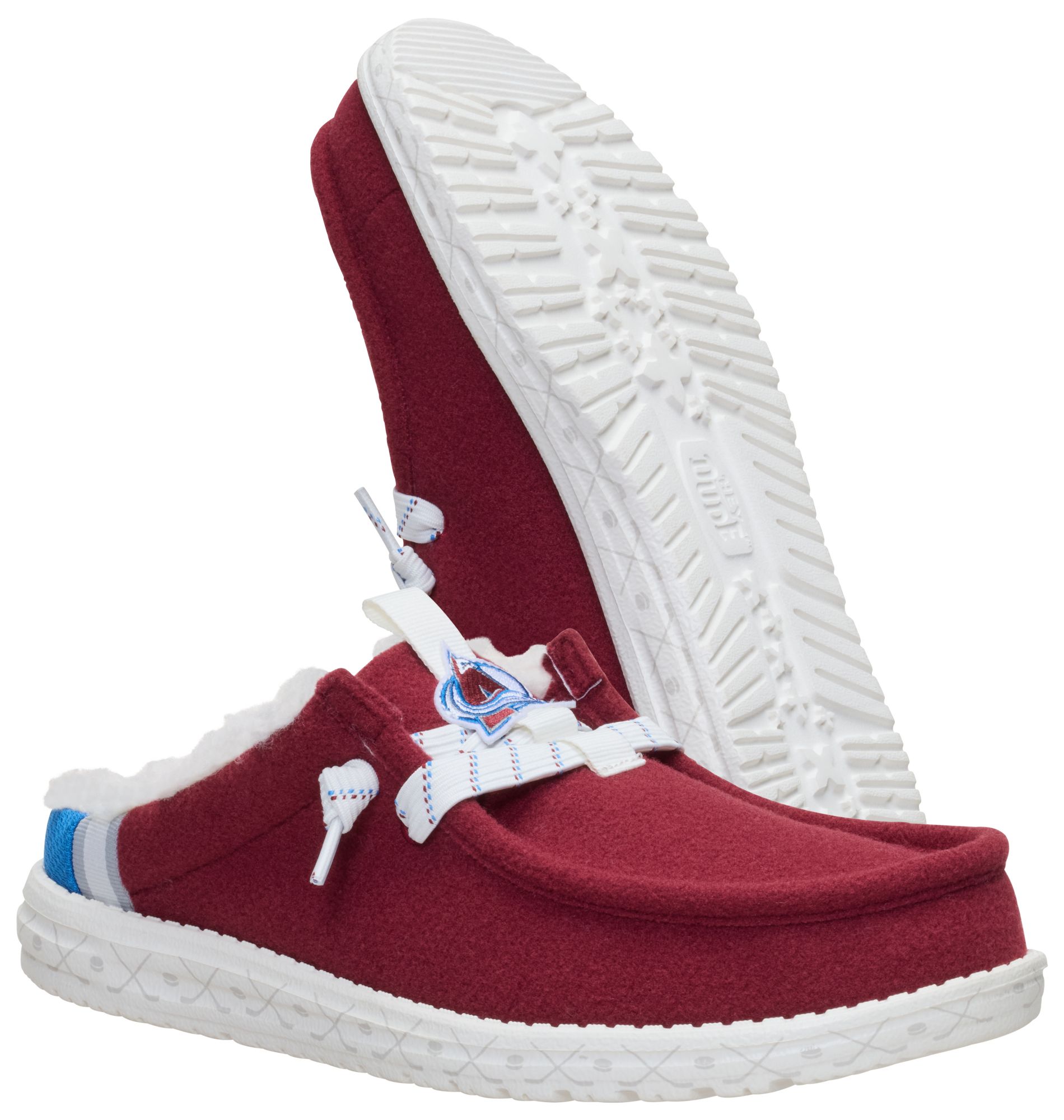 Hey Dude Men's Wally Slip NHL Avalanche Shoe product image