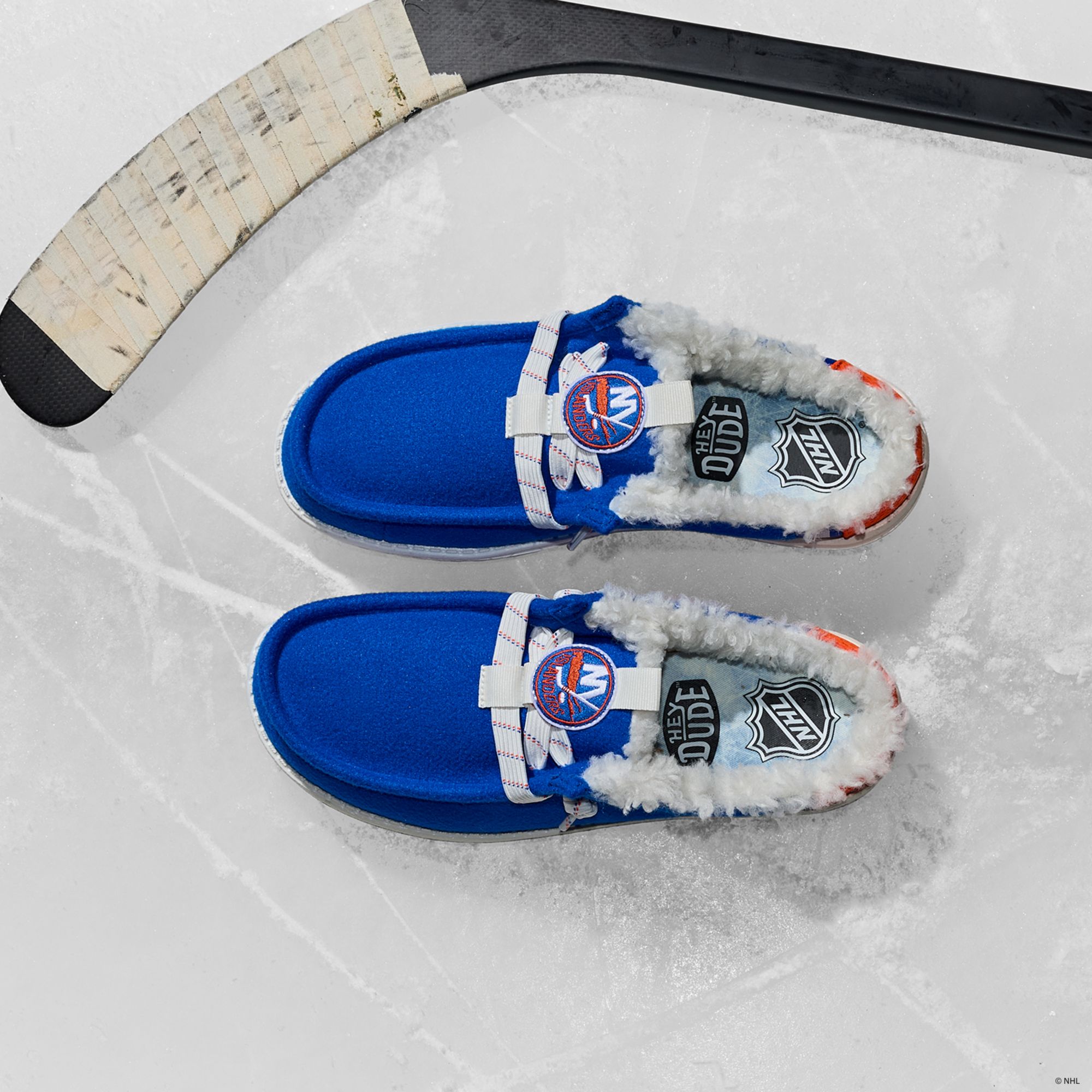 Hey Dude Men's Wally Slip NHL Islanders Shoe product image