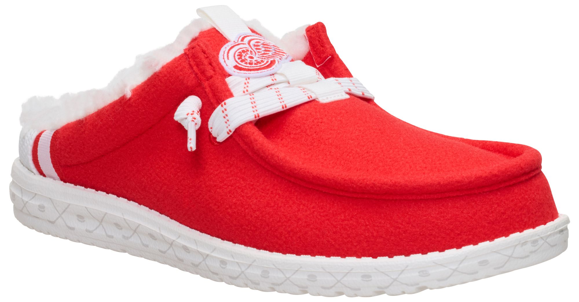 Hey Dude Men's Wally Slip NHL Red Wings Shoe product image