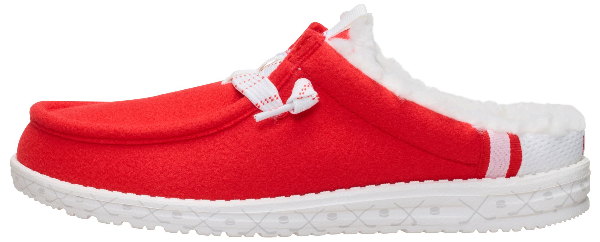 Hey Dude Men's Wally Slip NHL Red Wings Shoe product image