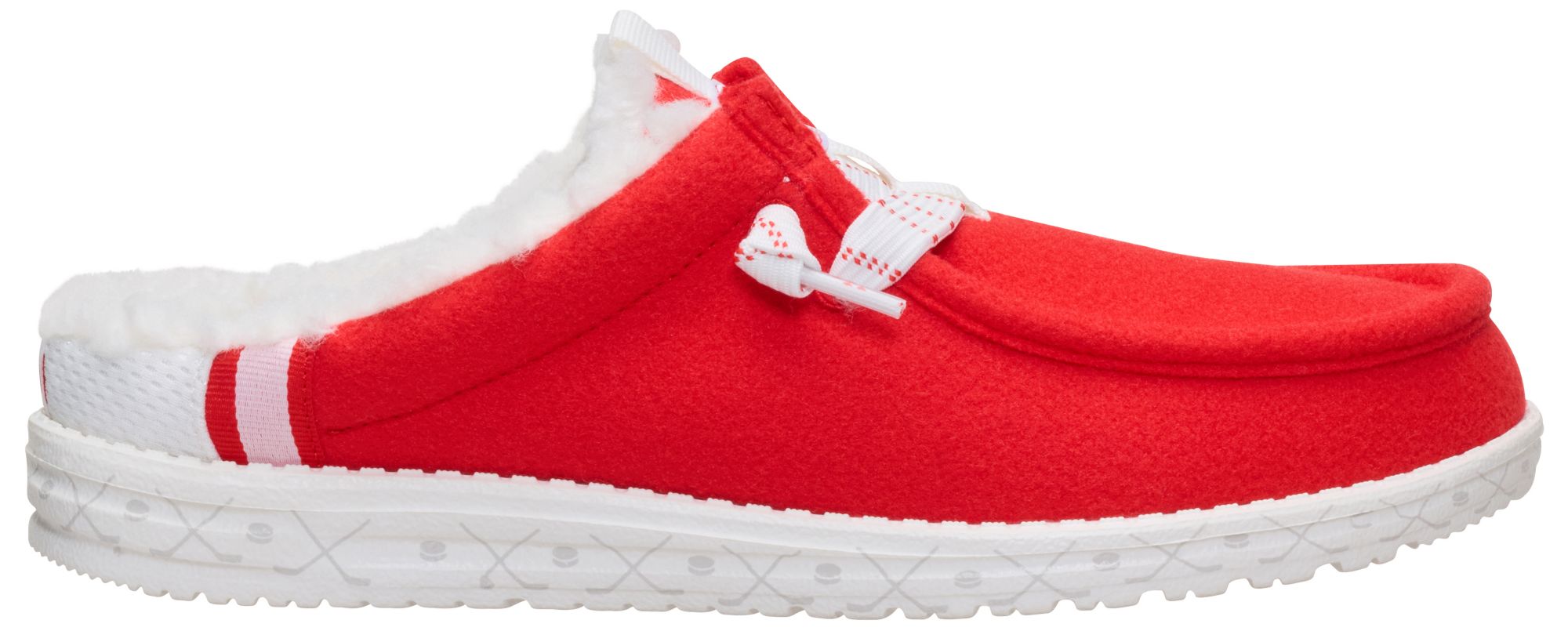 Hey Dude Men's Wally Slip NHL Red Wings Shoe product image