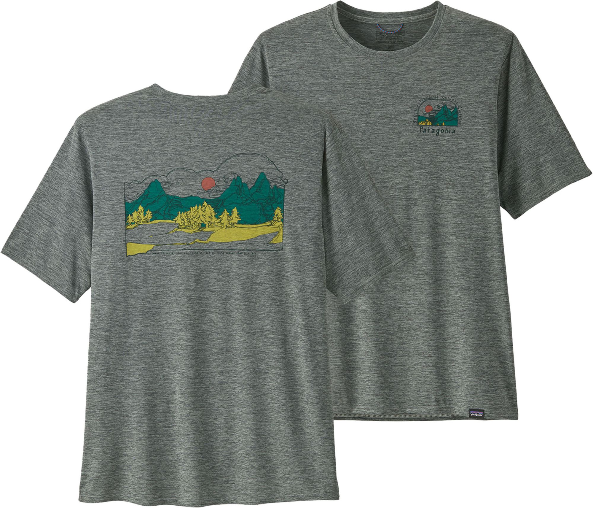 Patagonia Men's Capilene Cool Daily Lands Graphic Shirt product image