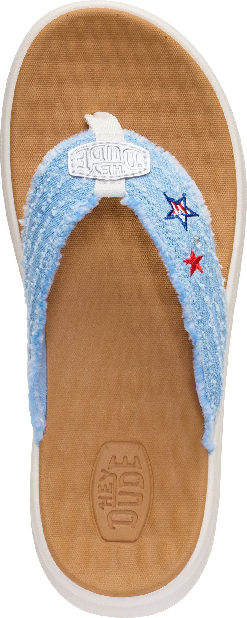 Hey Dude Women's Wide Denim Flip Flops product image